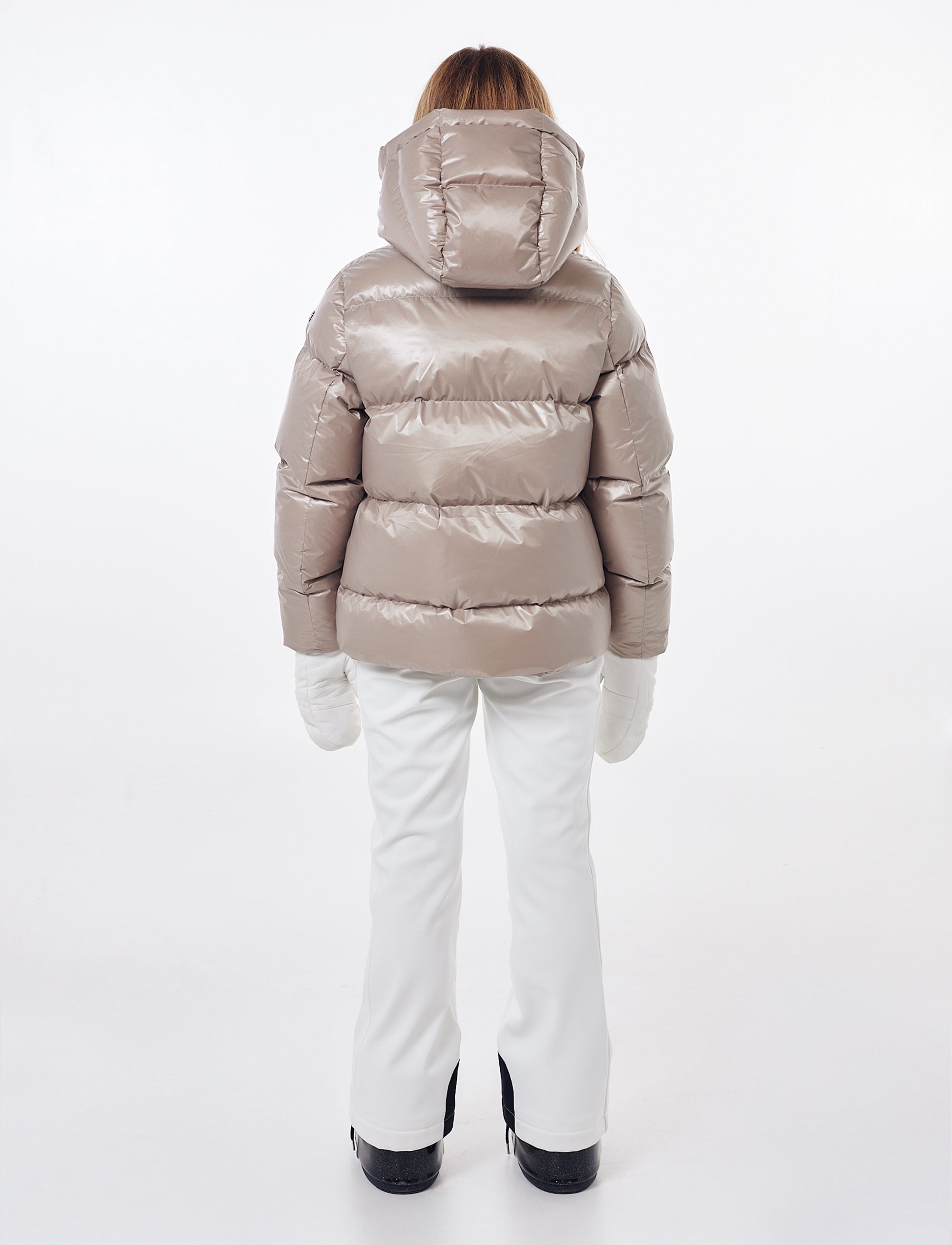 Saga Jr Ski Jacket - Lt Beige