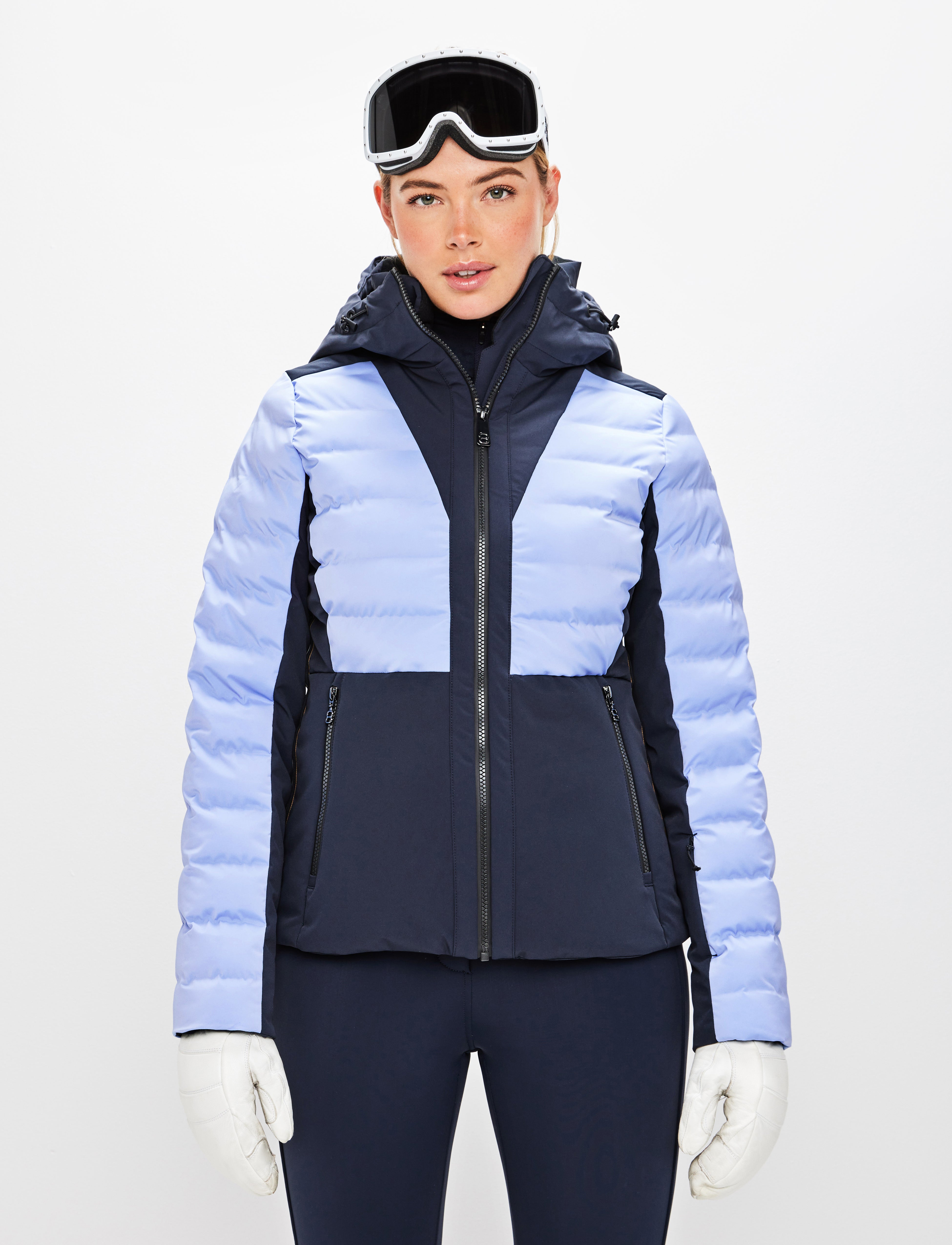 Audrey  Ski Jacket - Hortensia Blue