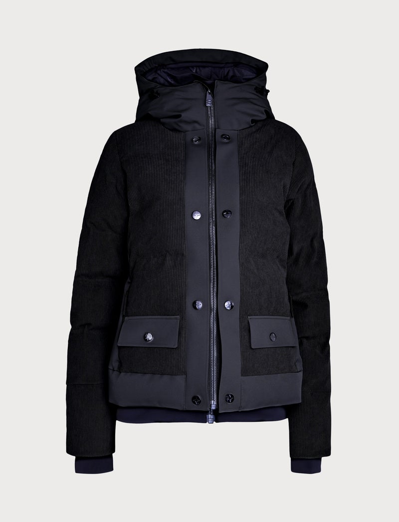 Harlow Cord Jacket - Black