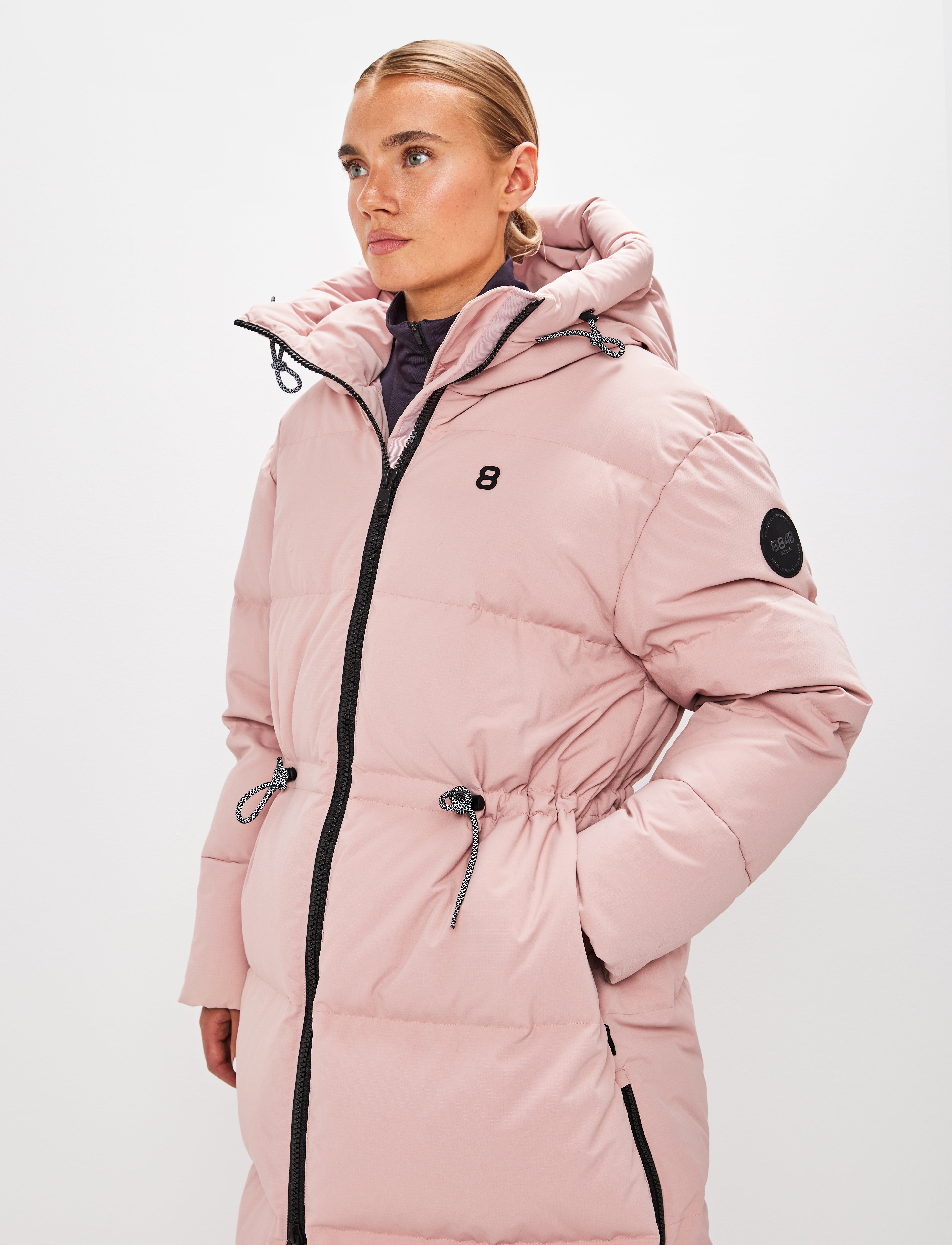 Rosana W Down Coat - Misty Pink