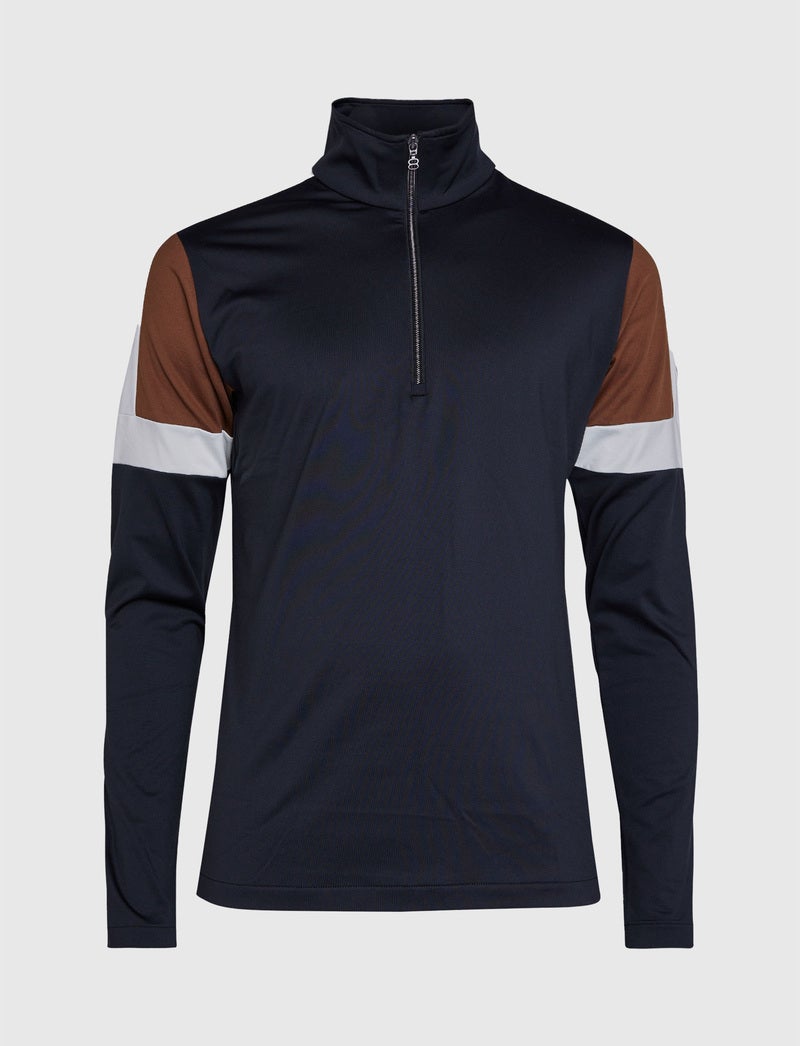Tord M 1/2 zip - Black
