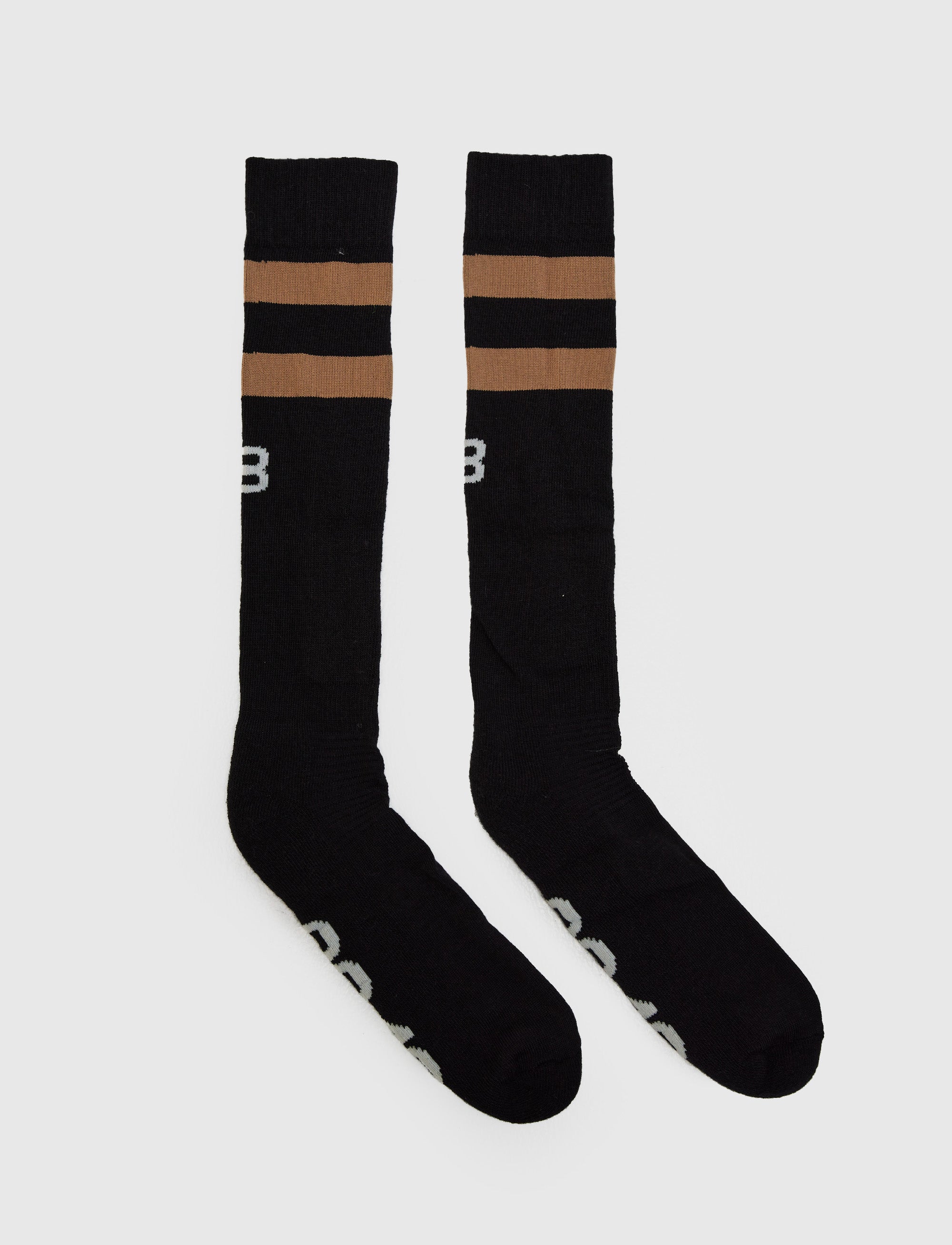 Stripe Ski Sock - Black