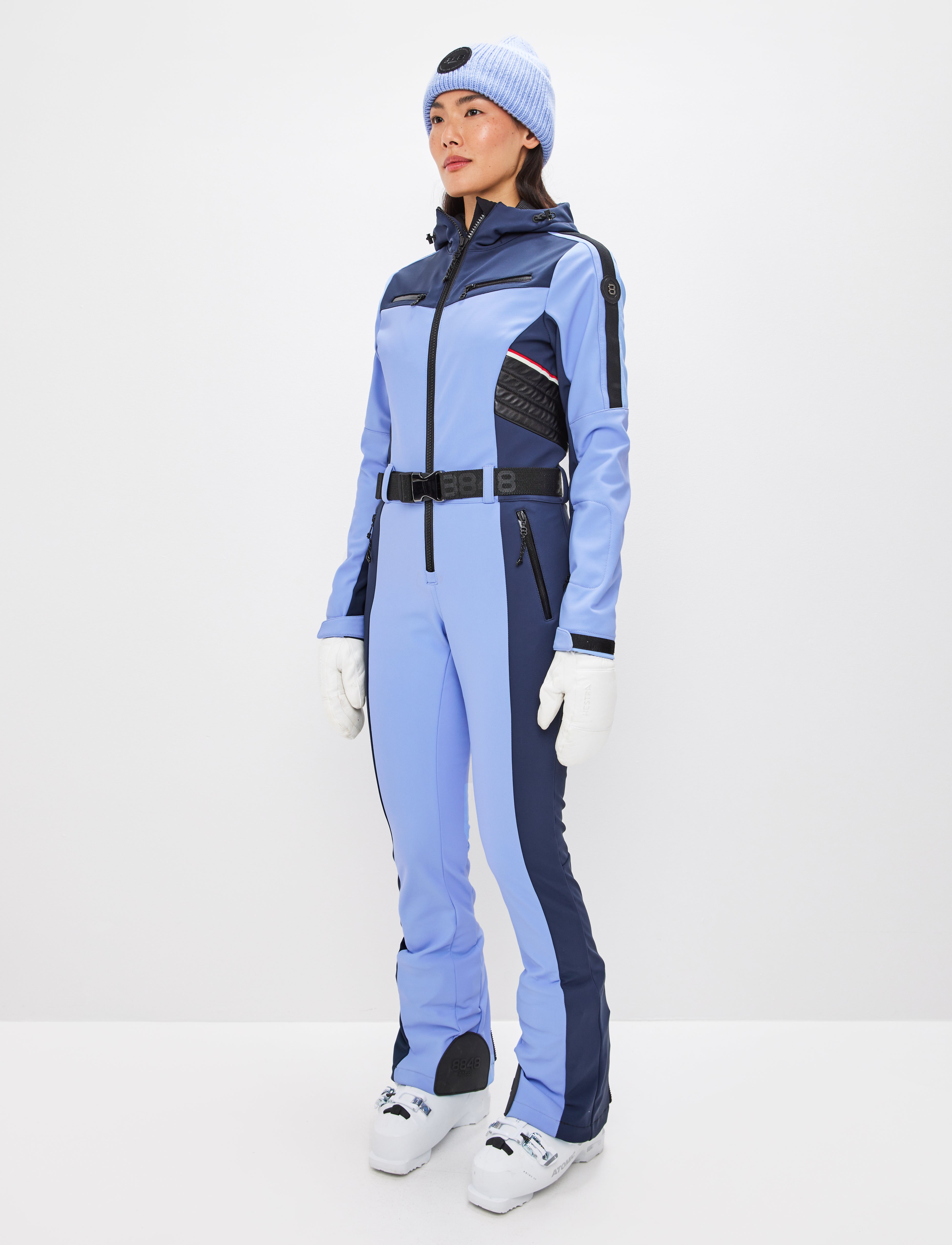 Lara W Ski Suit - Hortensia/Navy