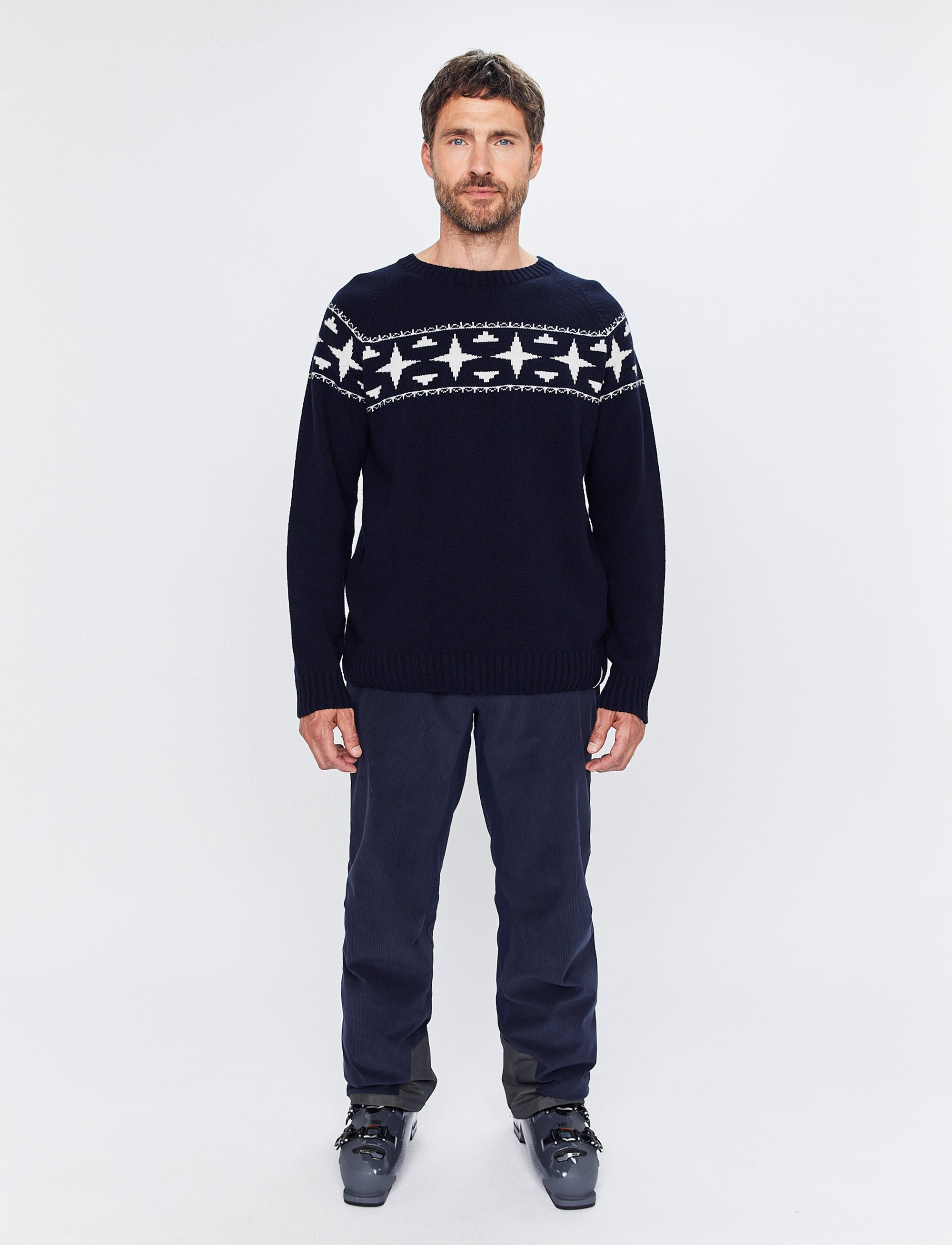 Heritage Wool Sweat - Navy