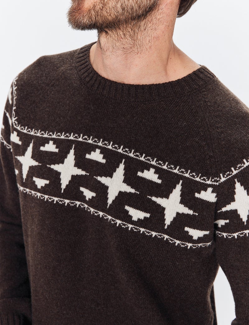 Heritage Wool Sweat - Coffea