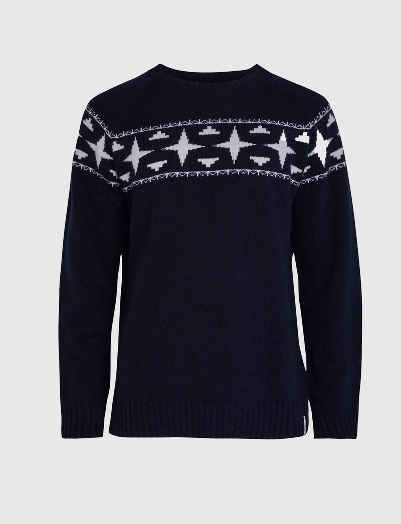 Heritage Wool Sweat - Navy