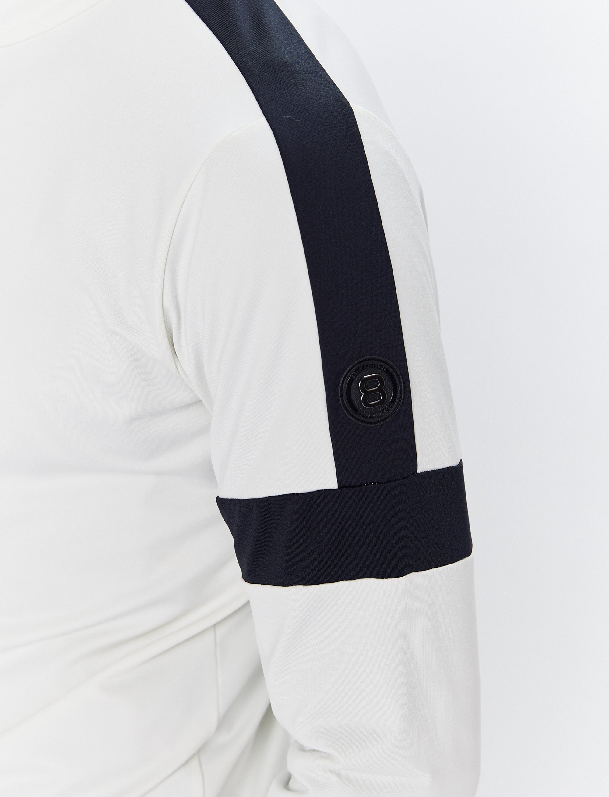 Dino 1/2 Zip Sweat - Blanc