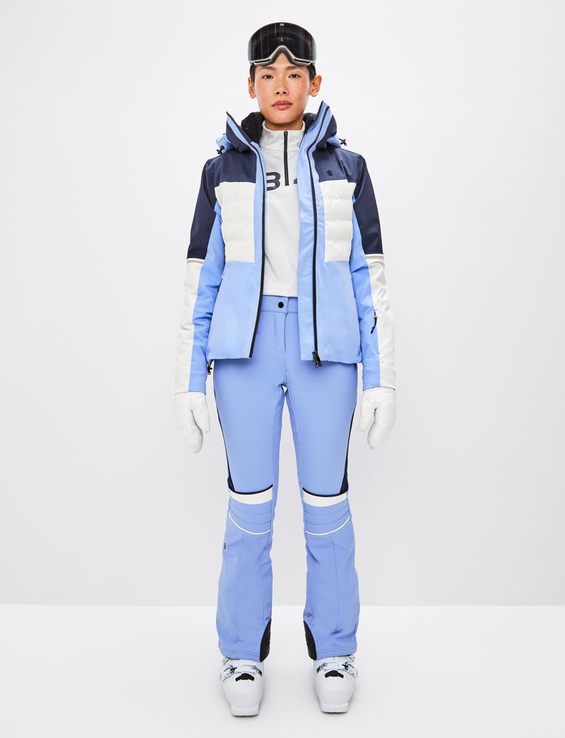 Hazel W Ski Jacket - Hortensia Blue