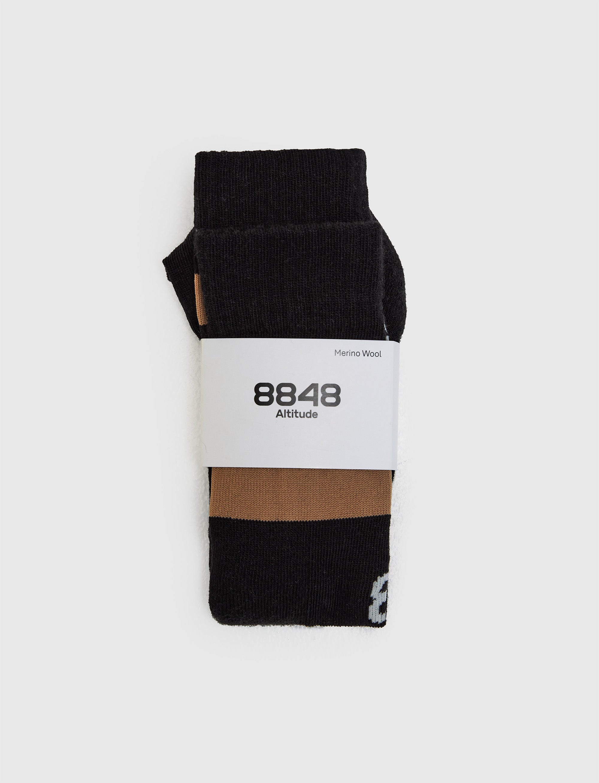 Stripe Ski Sock - Black
