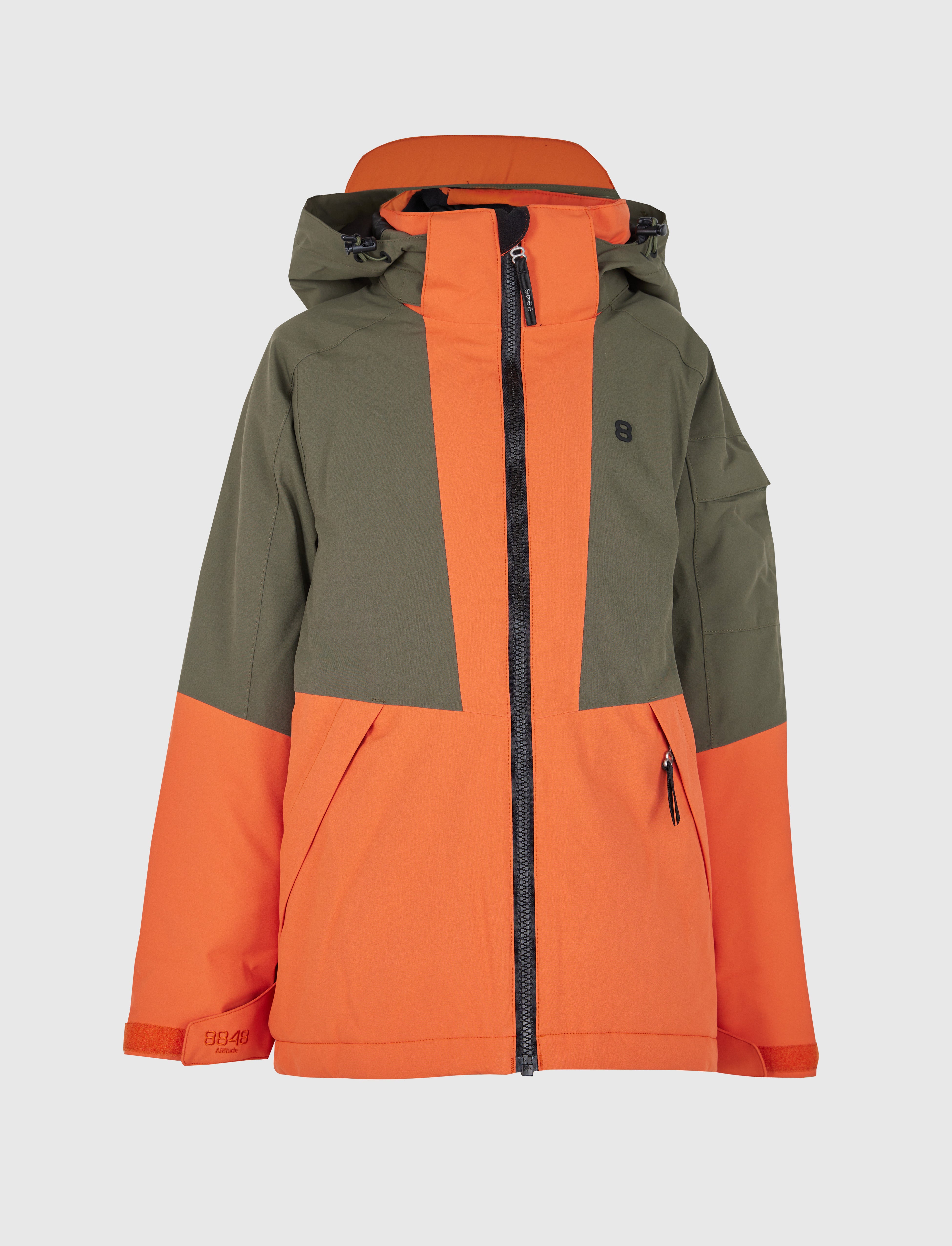 Otis JR Ski Jacket - Orange/Army