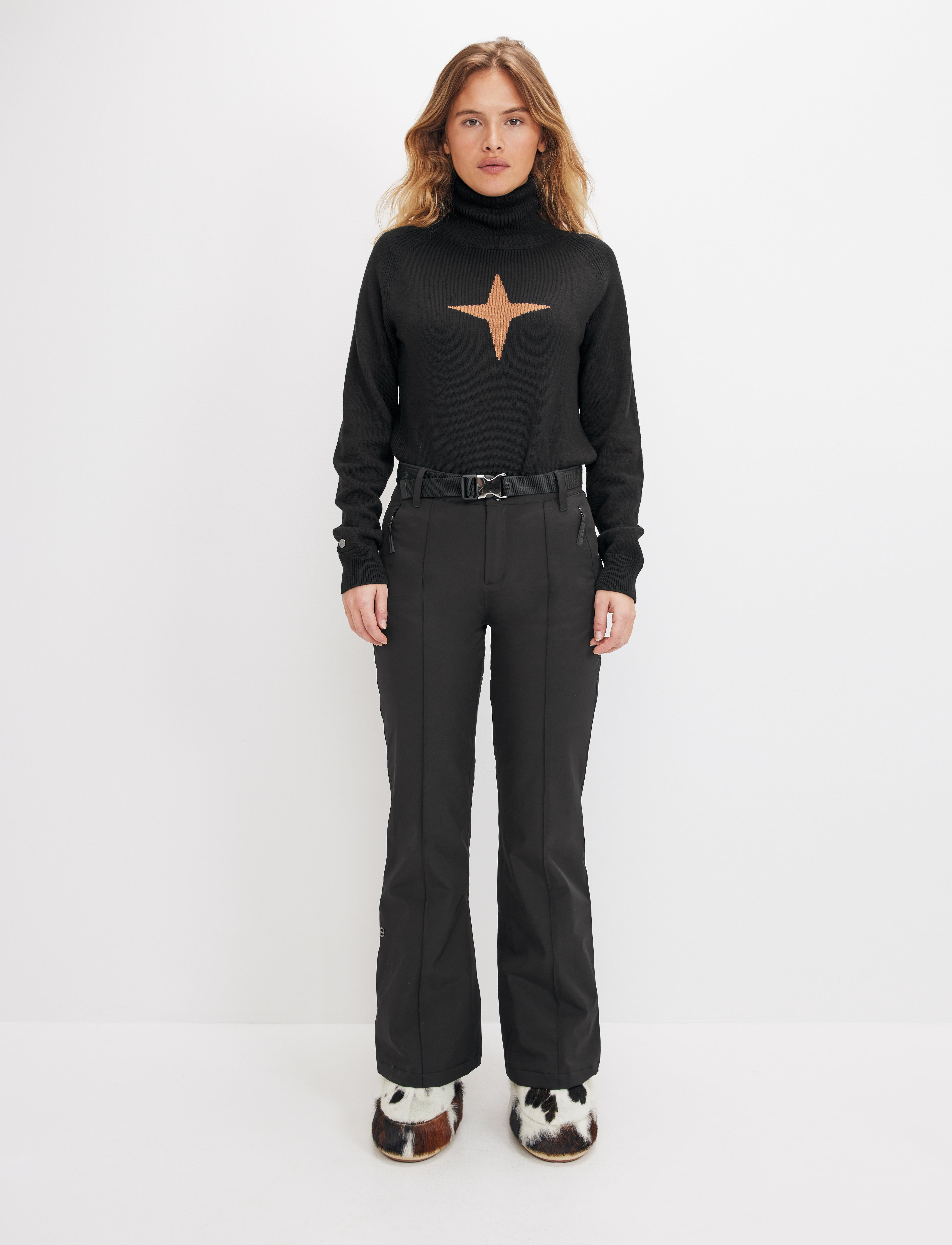 Mira Flare Ski Pant - Black