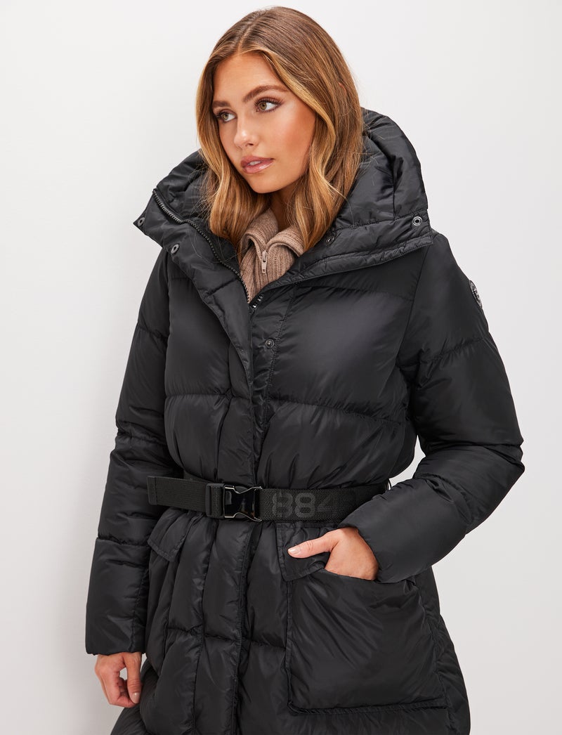Noomi W Down Coat - Black