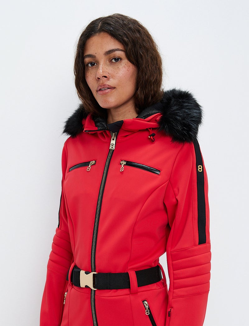 Cat 2.0 W Ski Suit - Poinsetta Red