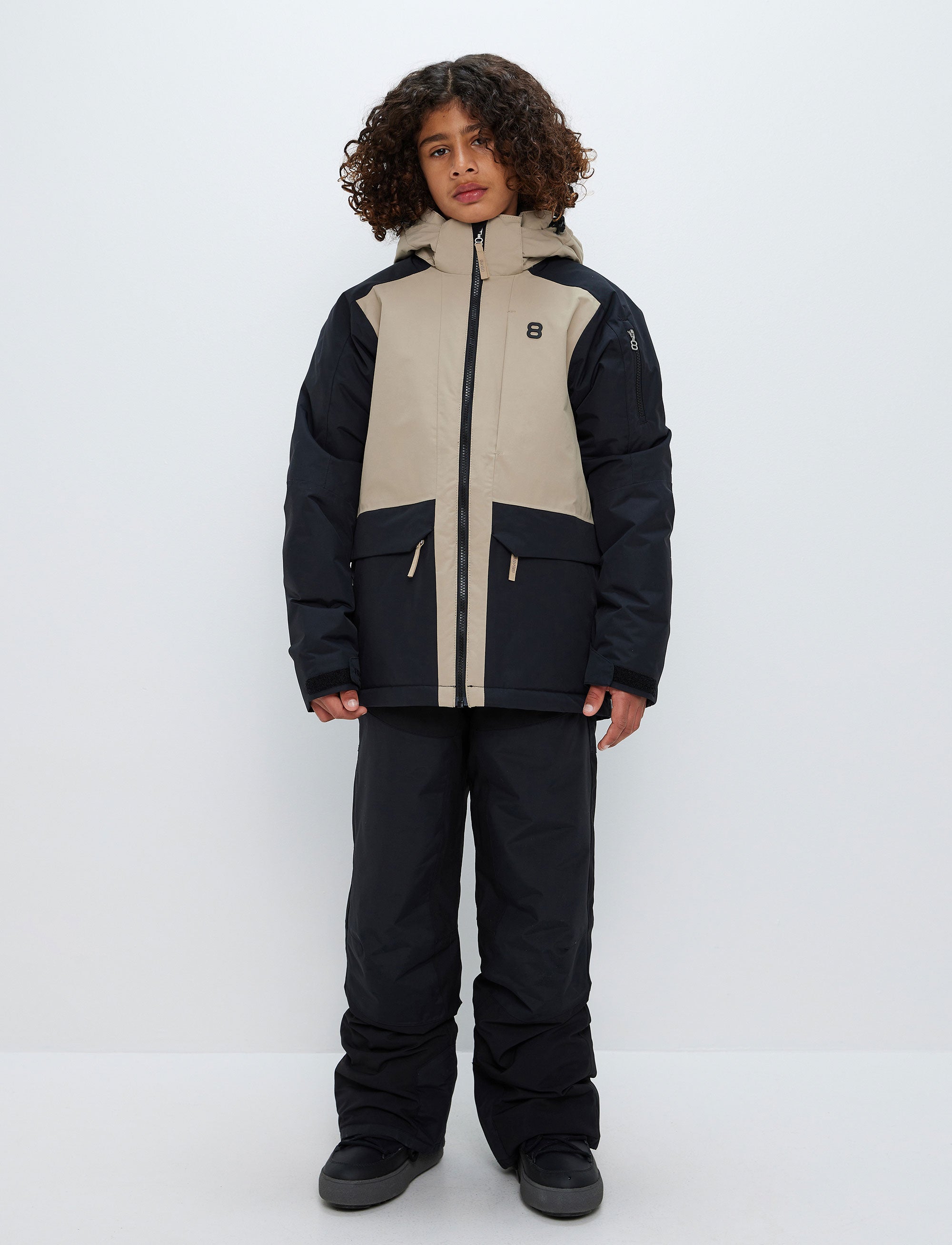 Miles JR Ski Jacket - Black