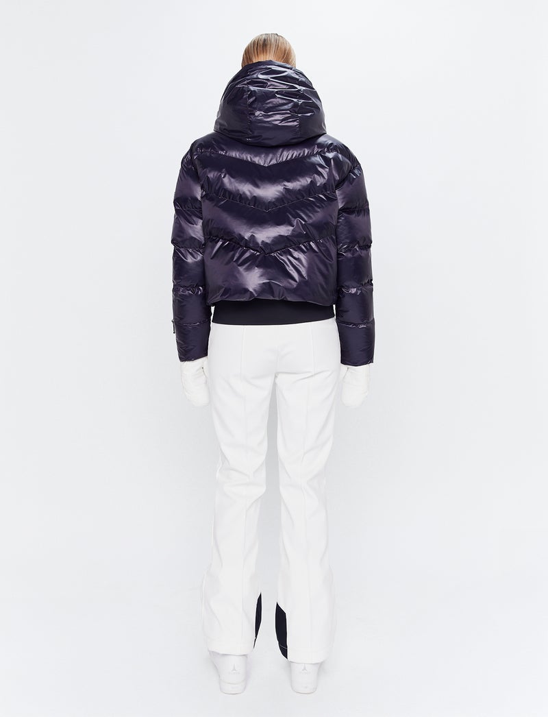 Noelle W Ski Puffer - Cosmos Plum