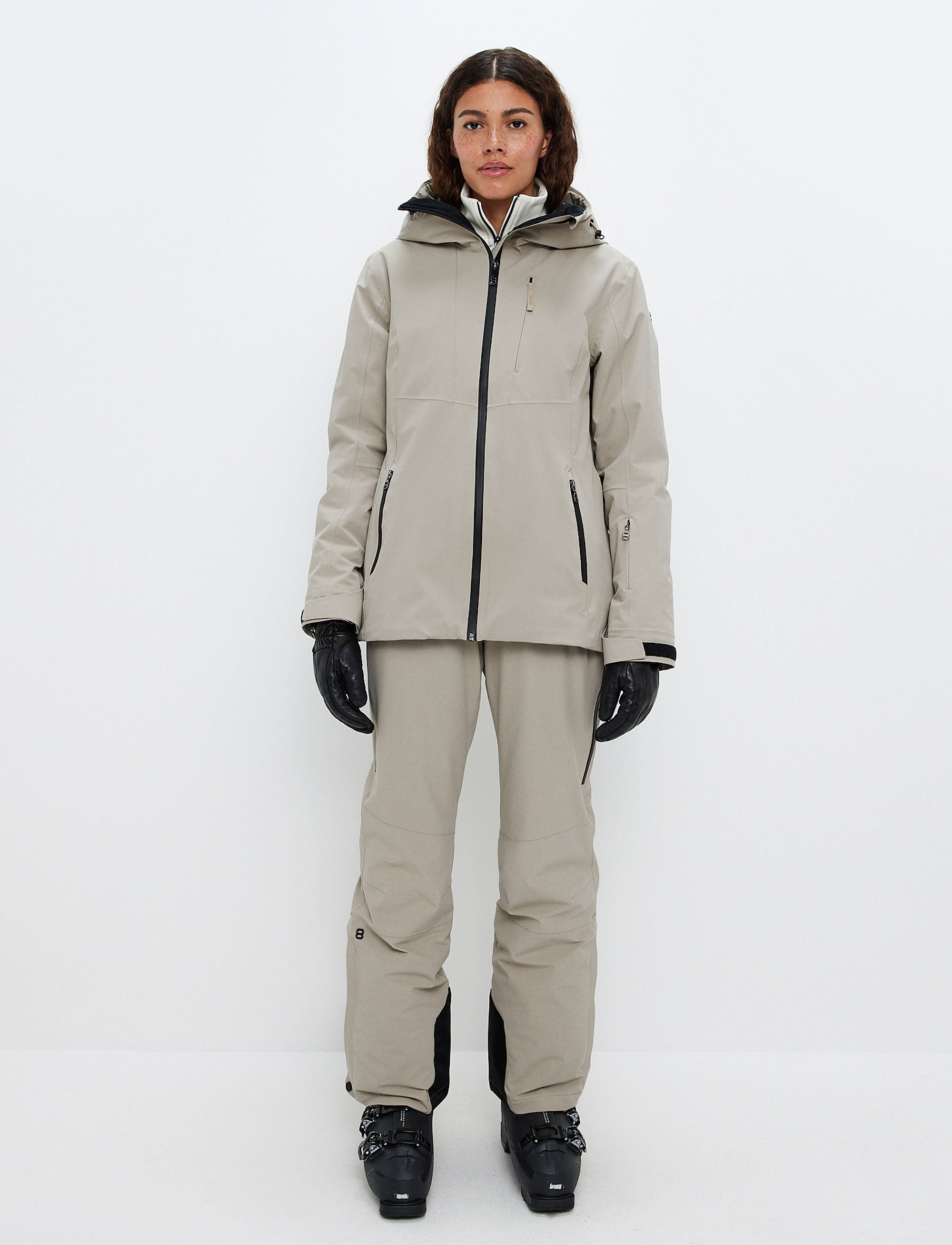 ジャケット・アウター Ayaka Lyla W Ski Jacket - Lt Beige | 8848 Altitude