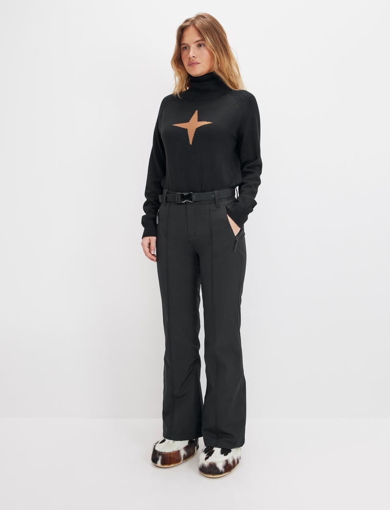 Mira Flare Ski Pant - Black