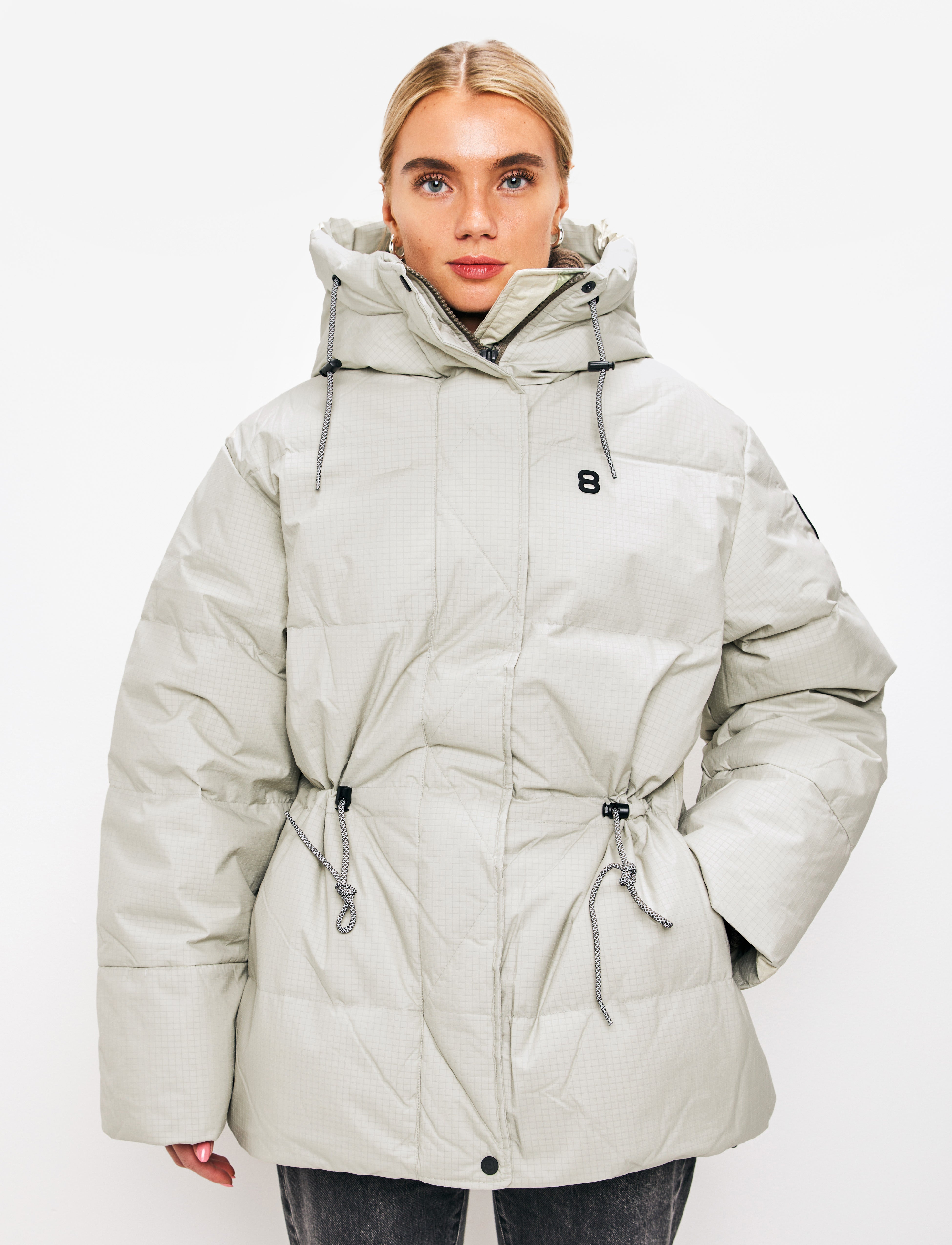 Asama W Down Jacket - Lt Fallen Rock