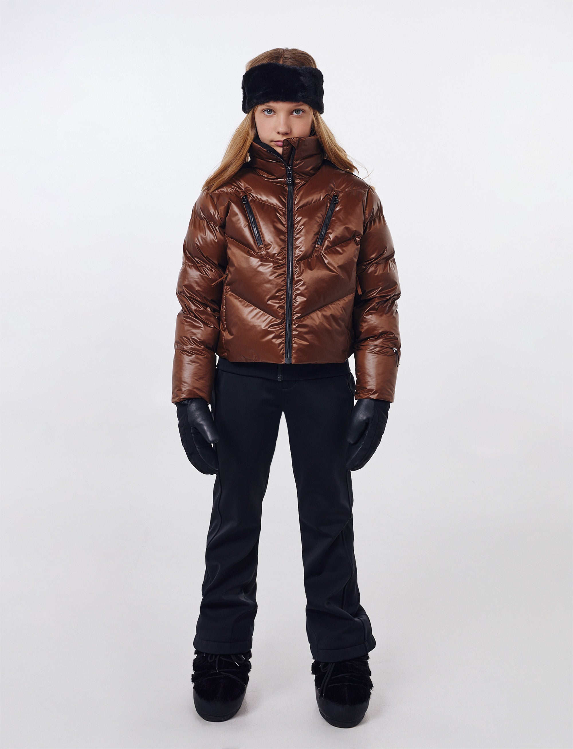 Cleo Ski Jacket - Cashmere Brown