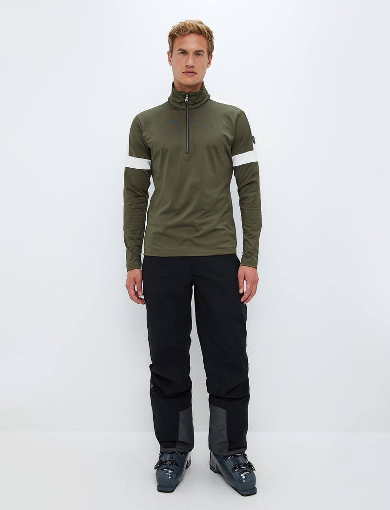 Dino 1/2 Zip Sweat - Royal Green