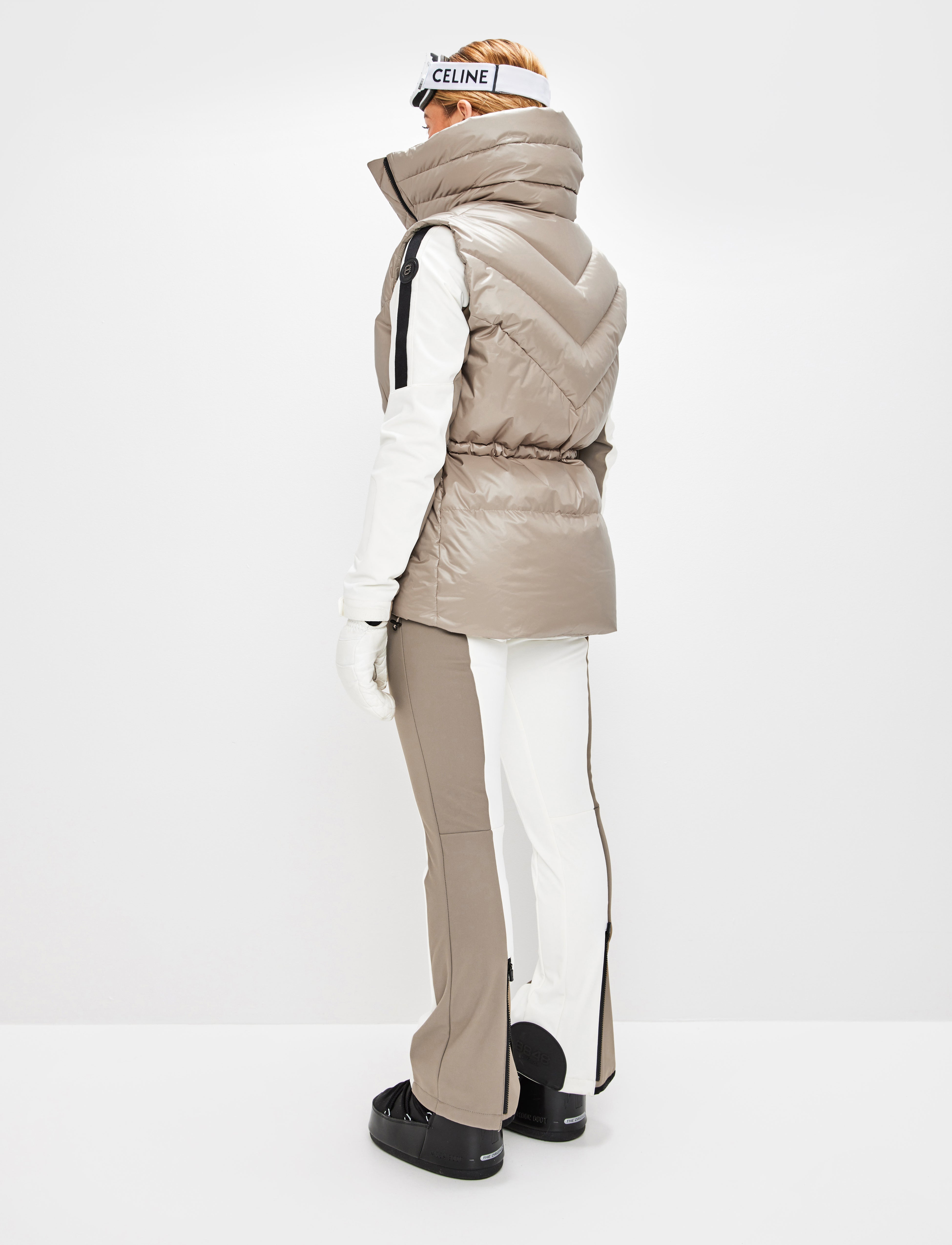 Shacci W Down Vest - Lt Fallen Rock