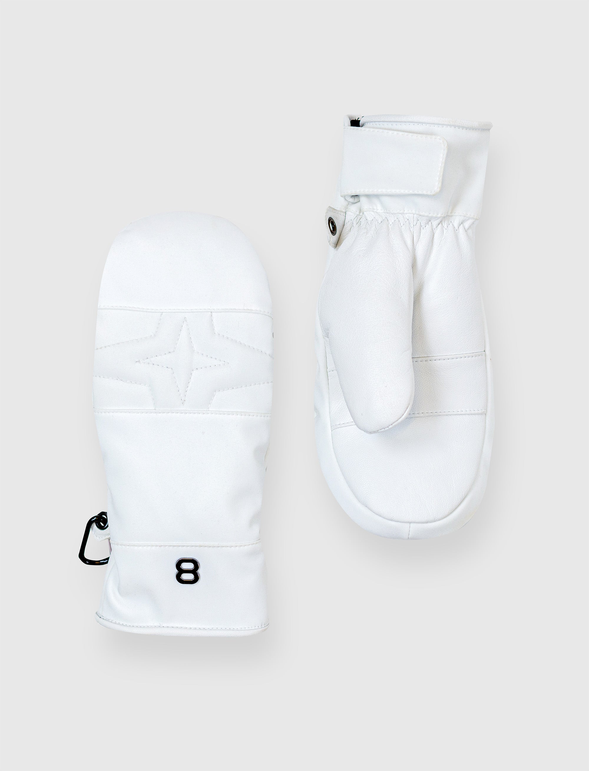 Star Softshell Mitten - Blanc
