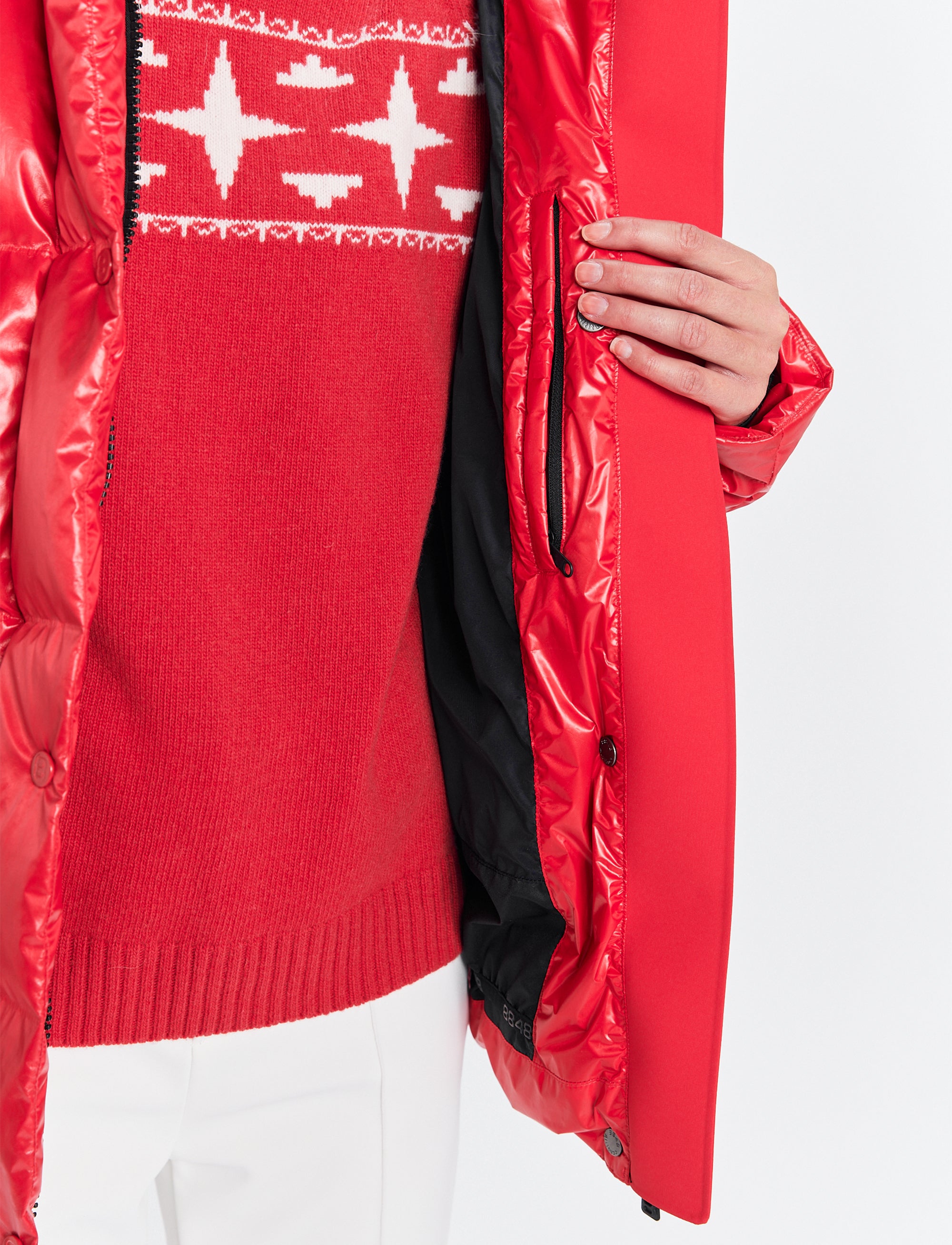 Sarah  Ski Jacket - Poinsetta Red