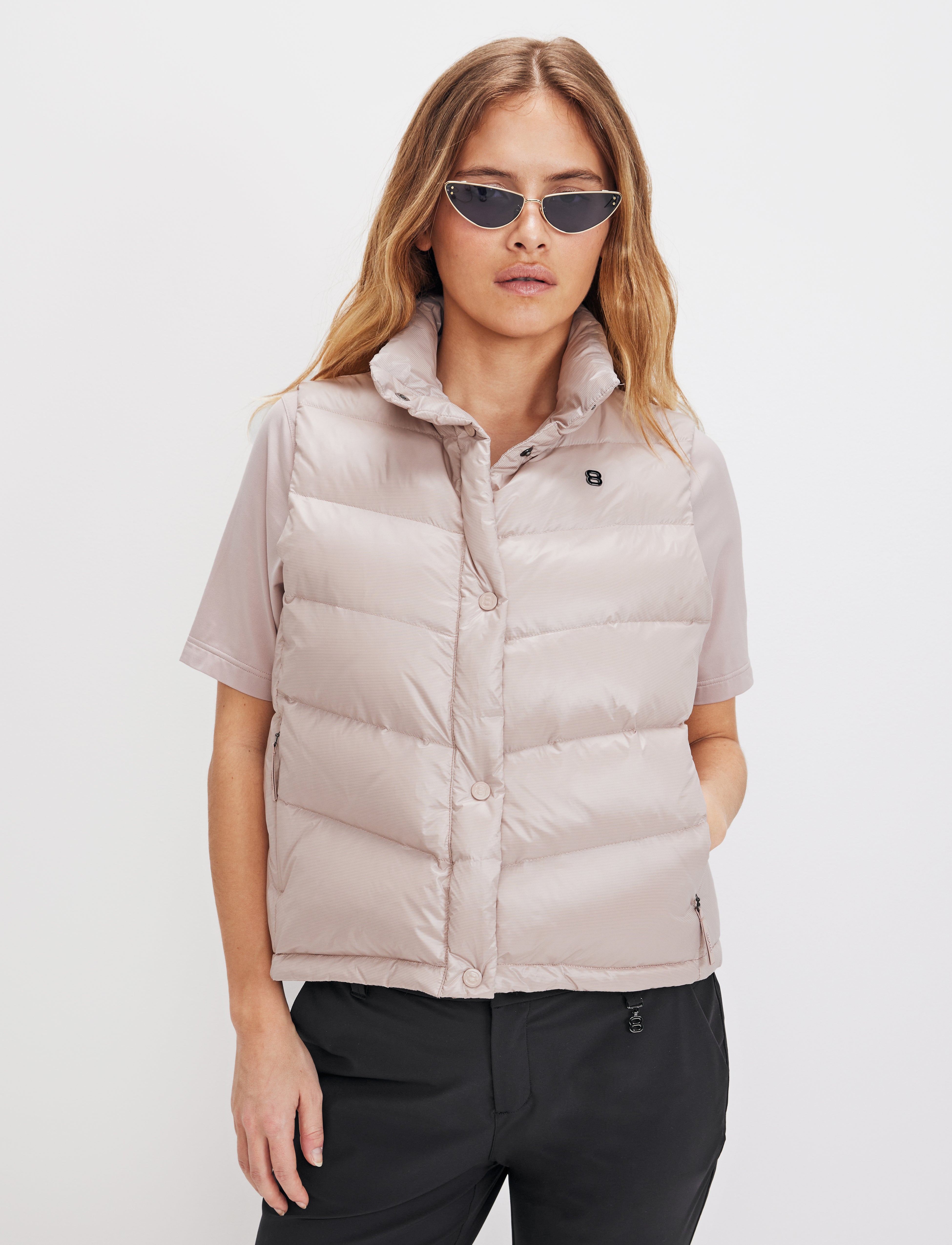 Bella W Down Vest - Powder Pink