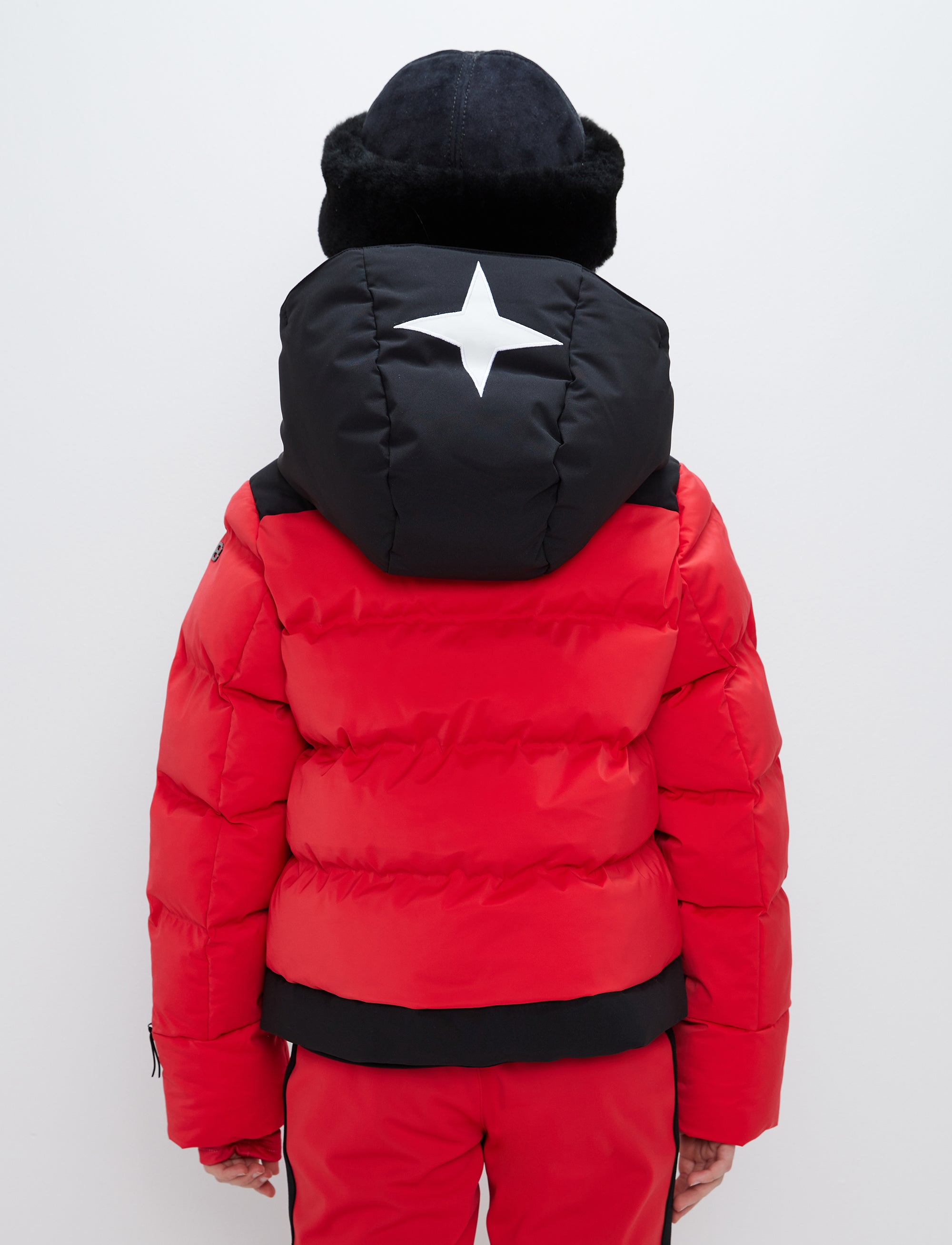 Moon JR Ski Jacket - Poinsetta Red