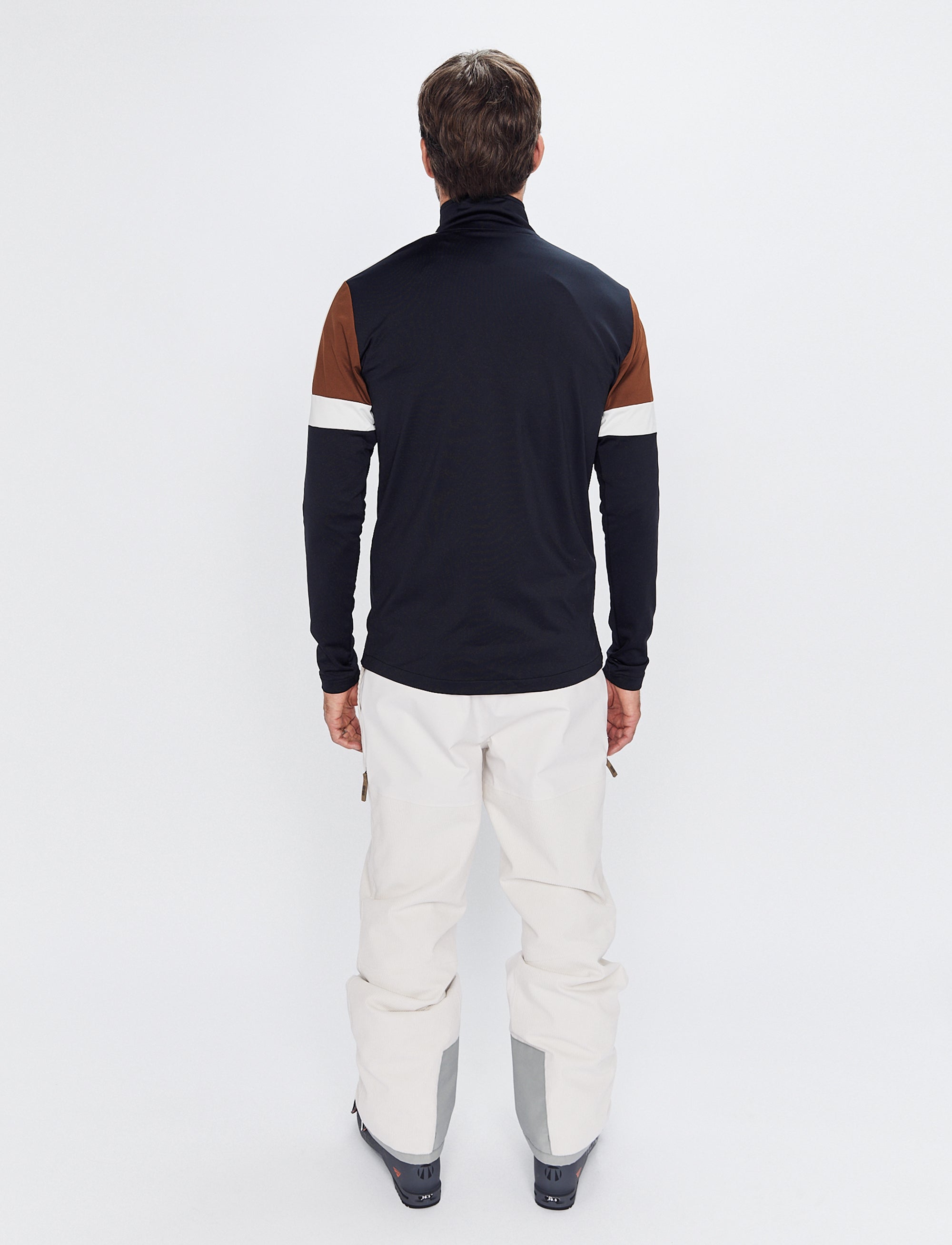 Tord M 1/2 zip - Black