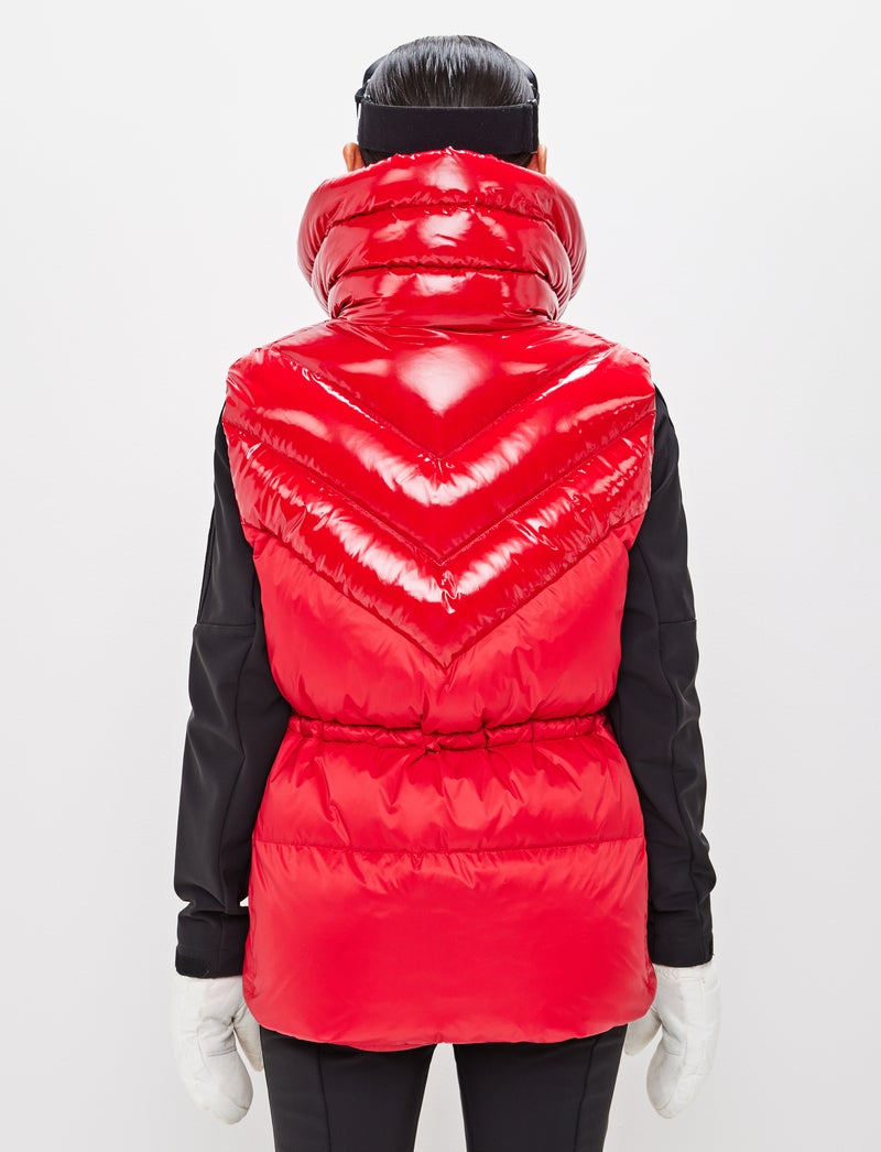 Shacci W Down Vest - Red