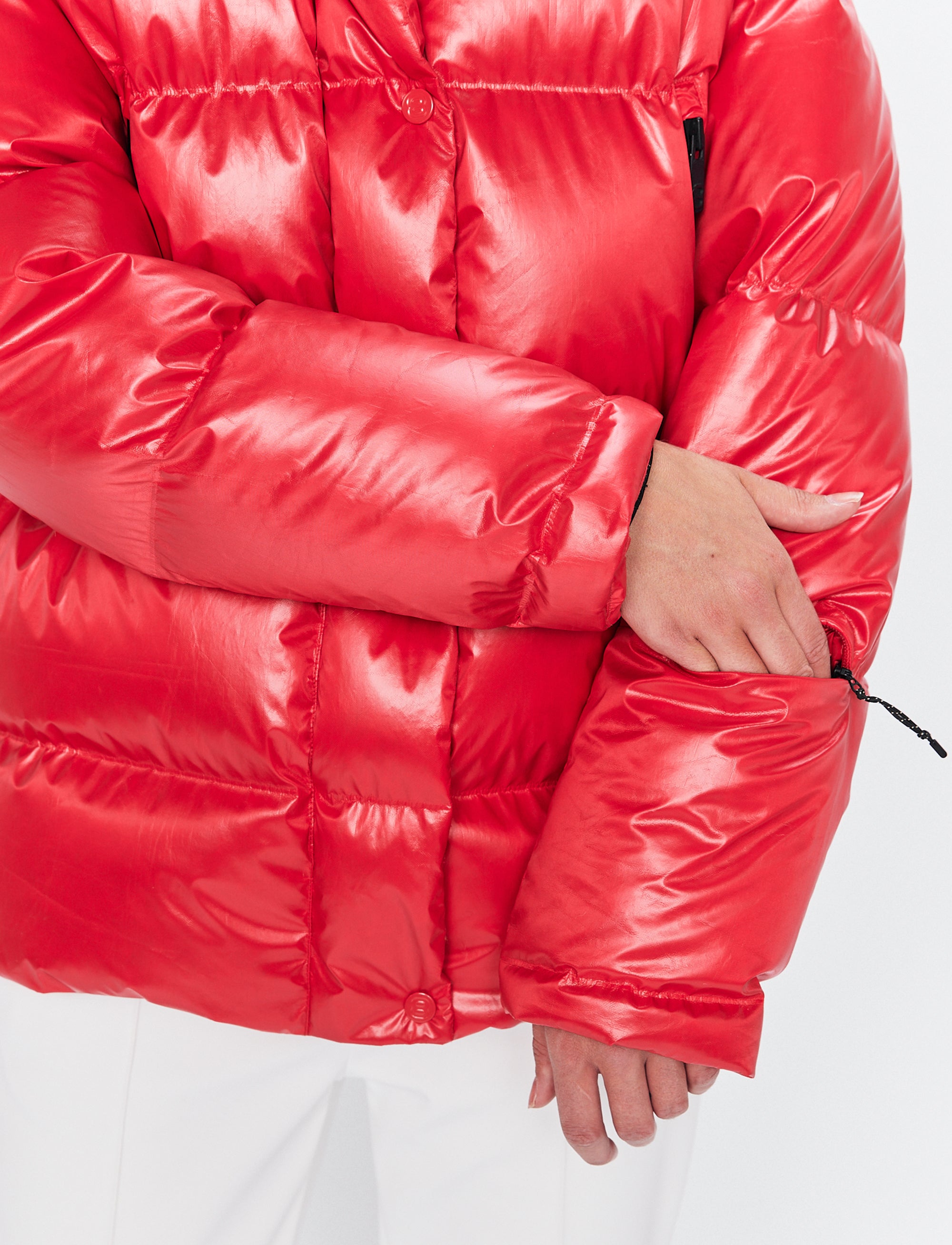 Sarah  Ski Jacket - Poinsetta Red