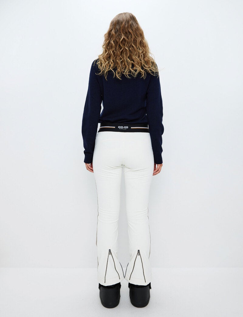 Randy Star W Pant - Blanc/Beige