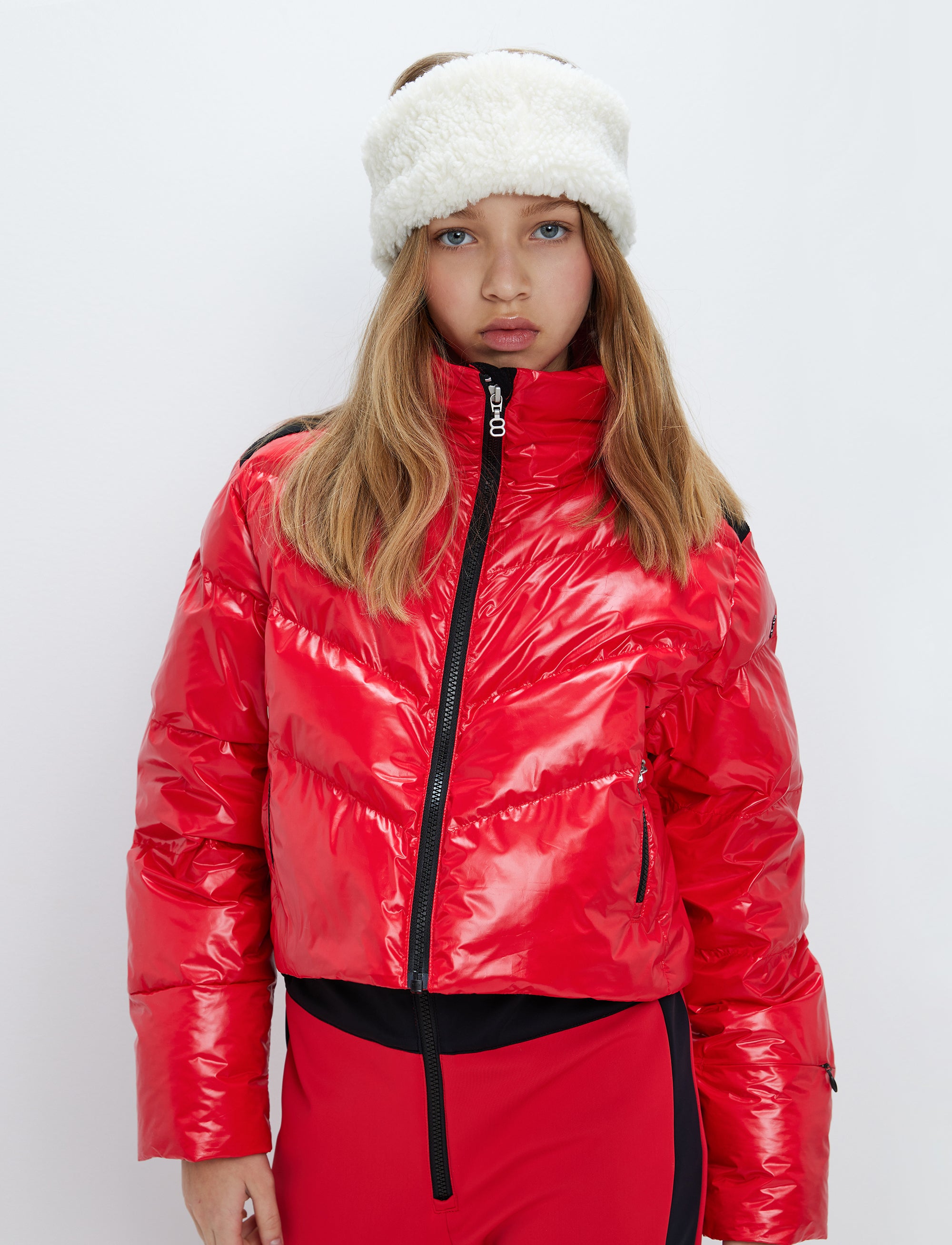 Jasmine JR Ski Suit - Poinsetta Red