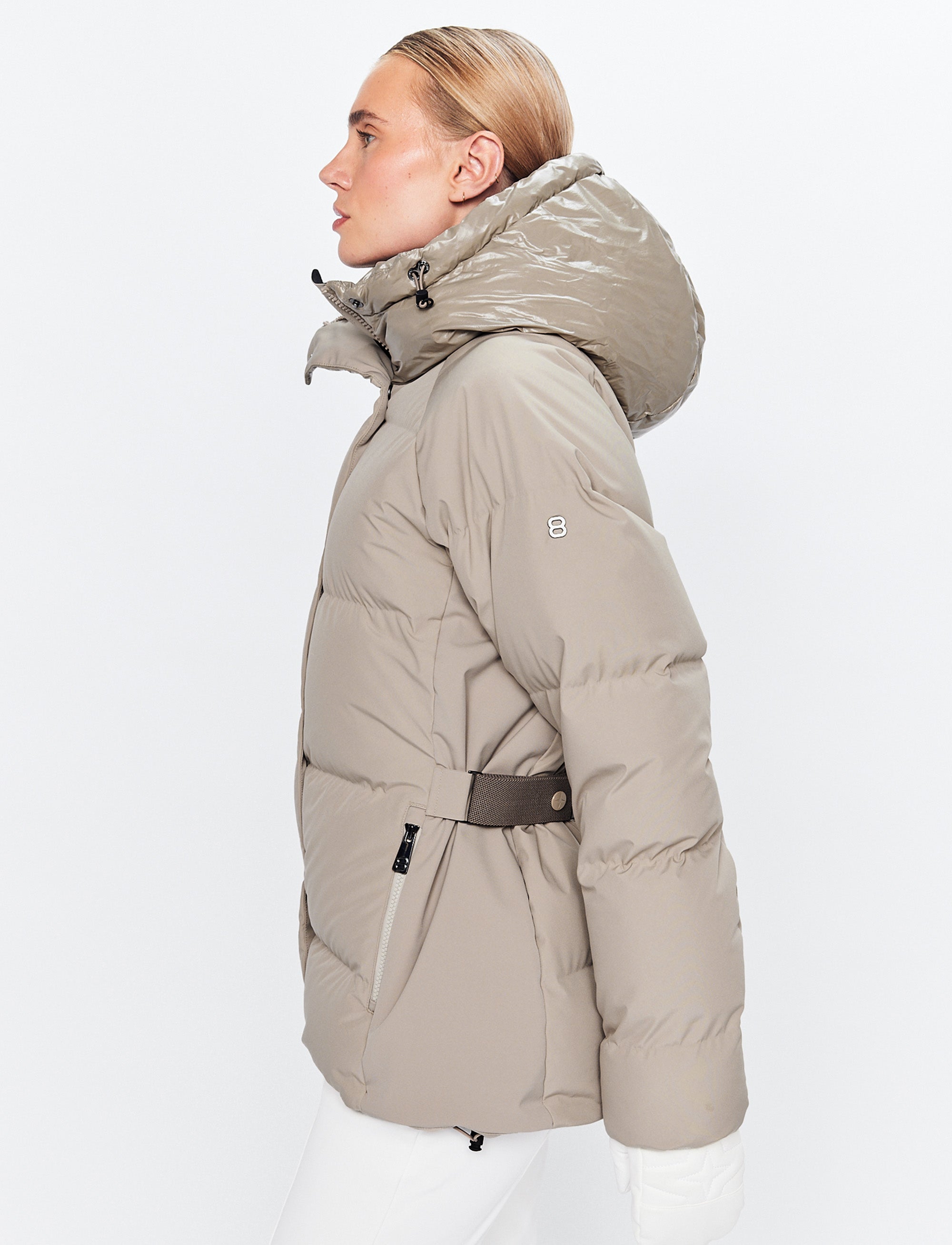 Delaine W Ski Jacket - Lt Beige