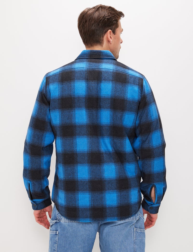 Telluride Wool Overshirt - Blue