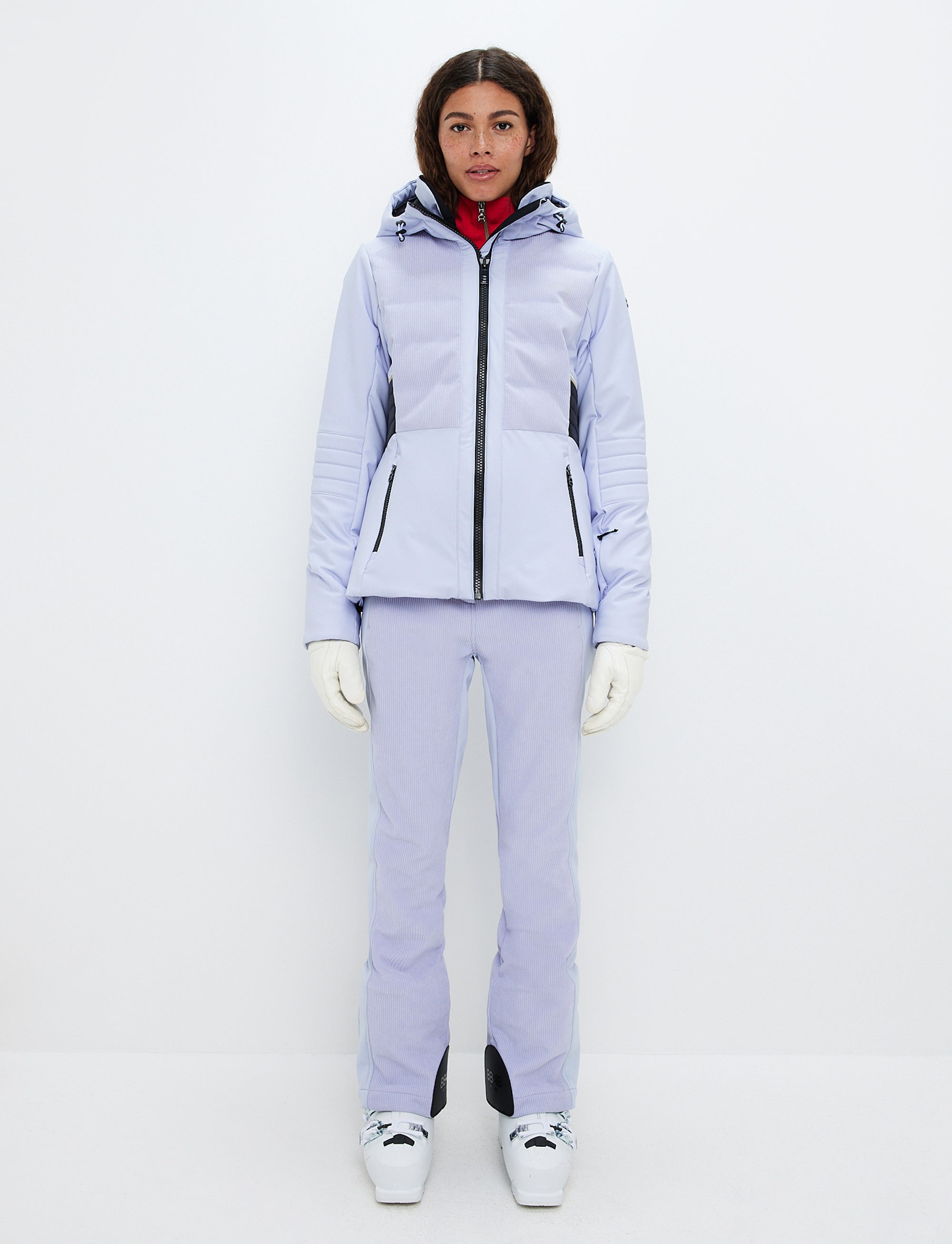Clarice W Cord Ski Jacket - Icelandic Blue