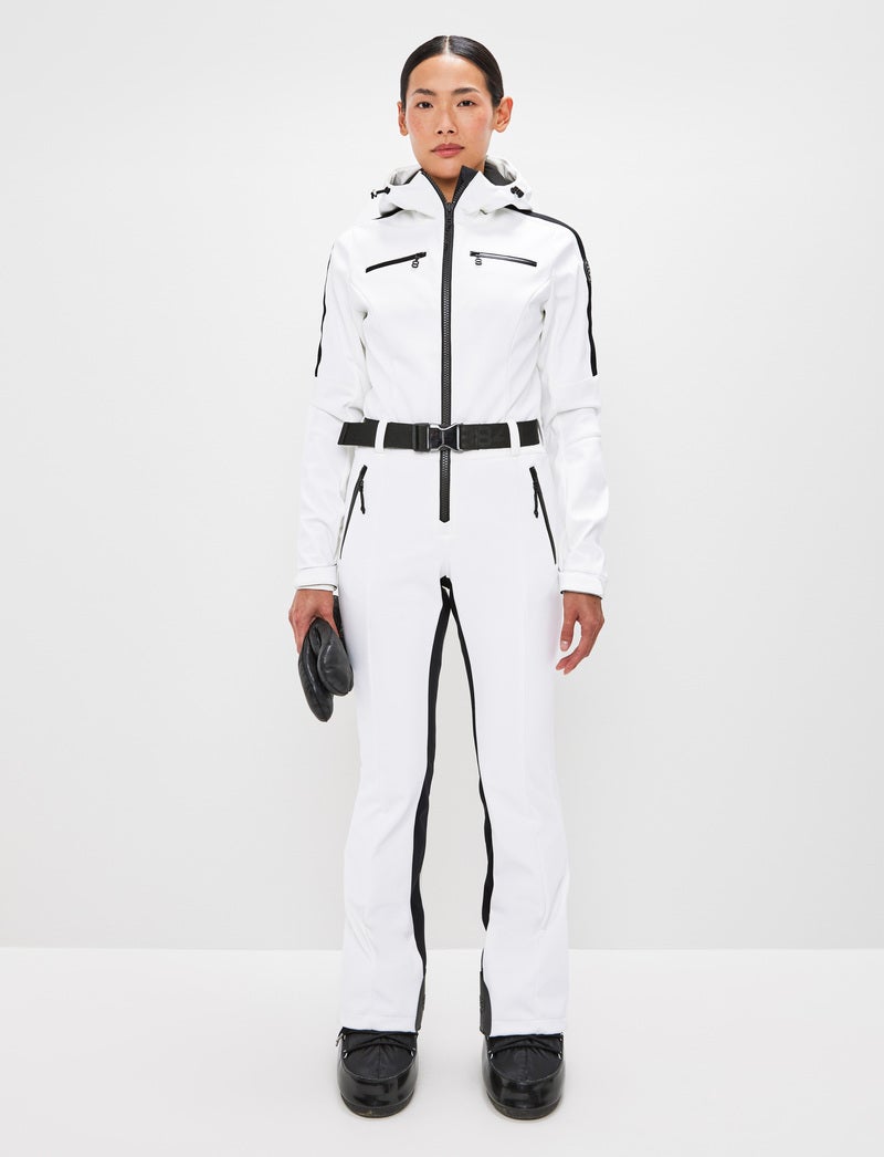 Cat W Ski Suit - Blanc