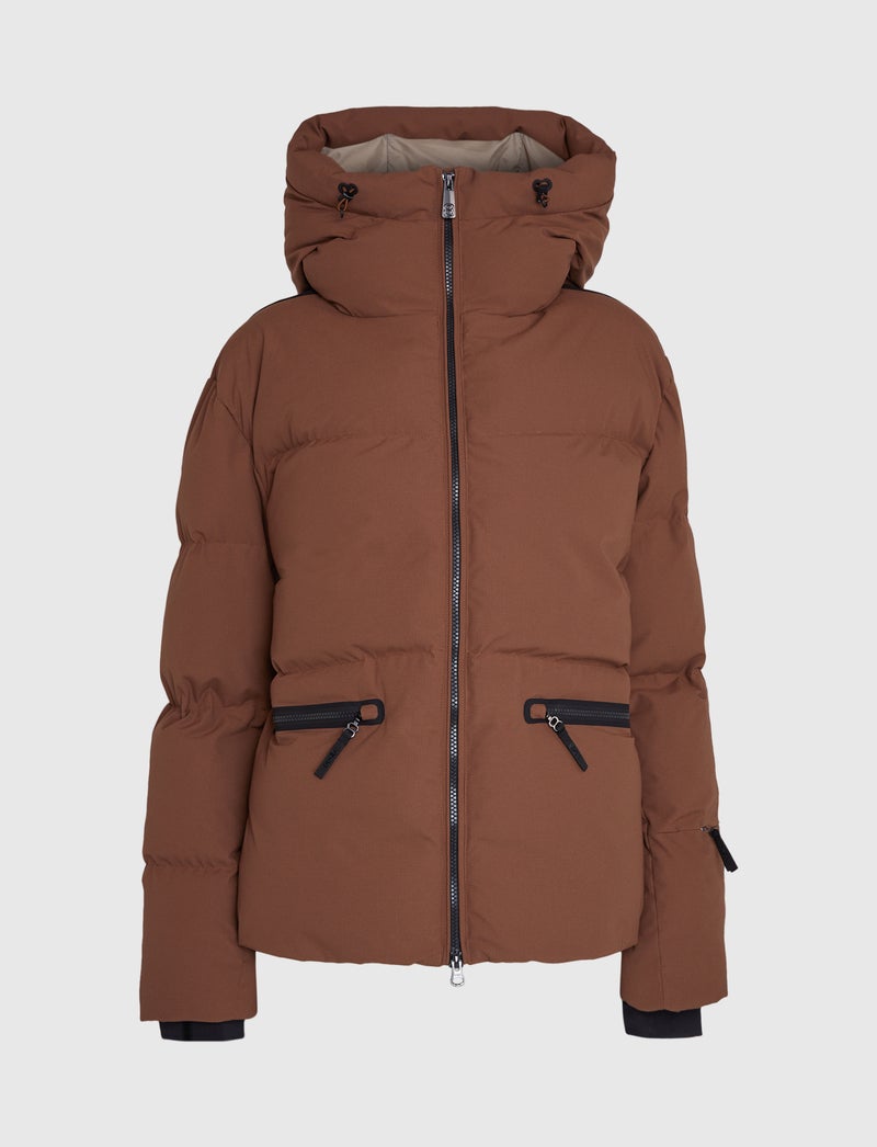 Juniper  Ski Puffer - Cashmere Brown