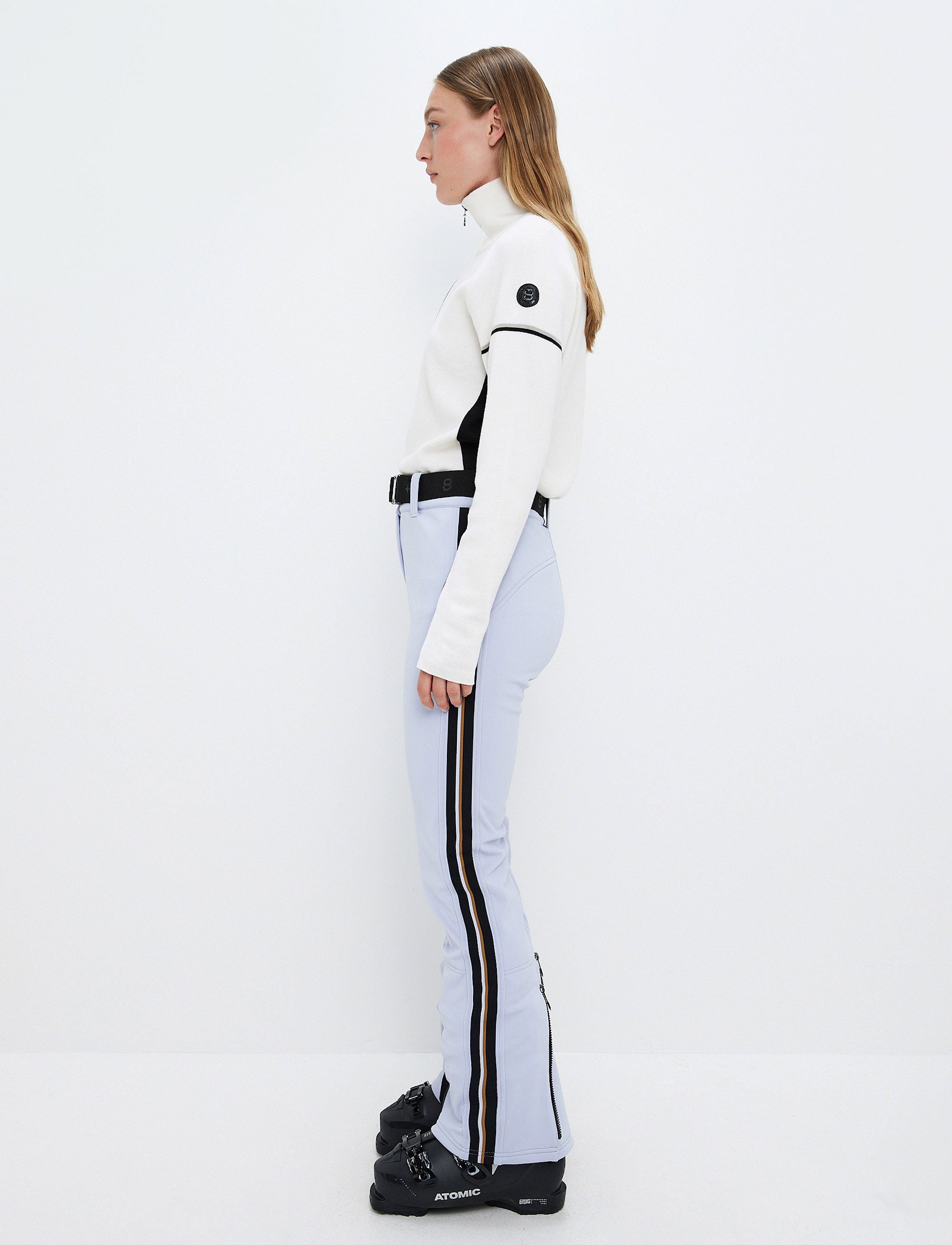 Tumblr Stripe Pants - Icelandic Blue