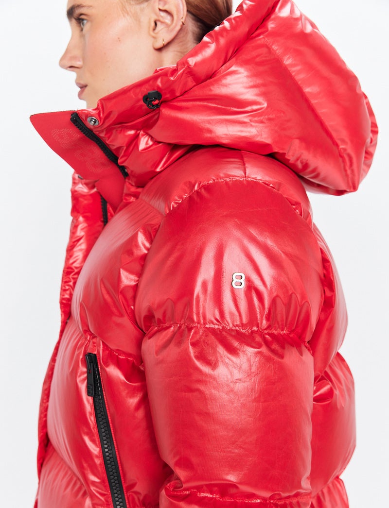 Sarah  Ski Jacket - Poinsetta Red