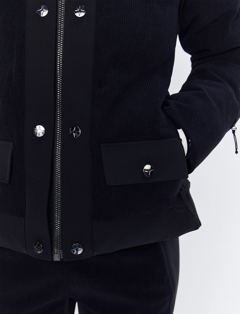 Harlow Cord Jacket - Black