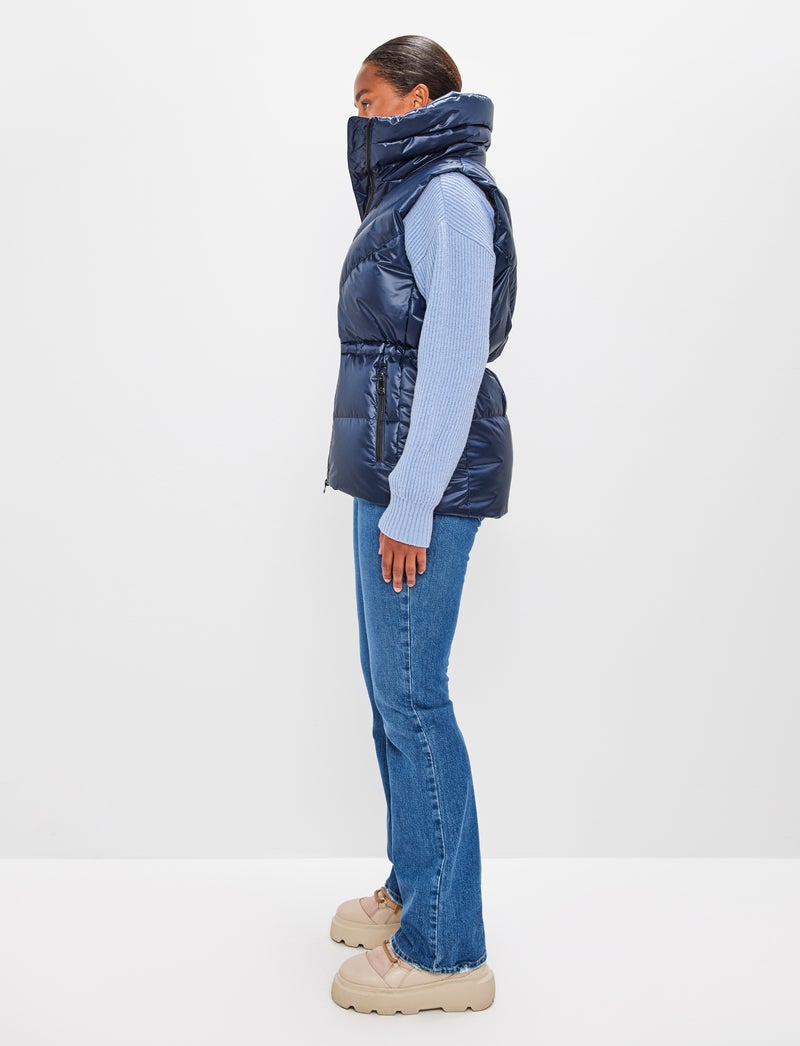 Shacci W Down Vest - Navy