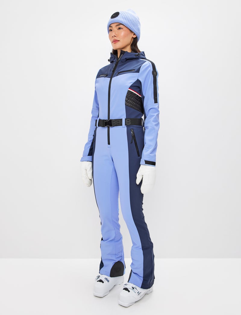 Lara W Ski Suit - Hortensia/Navy