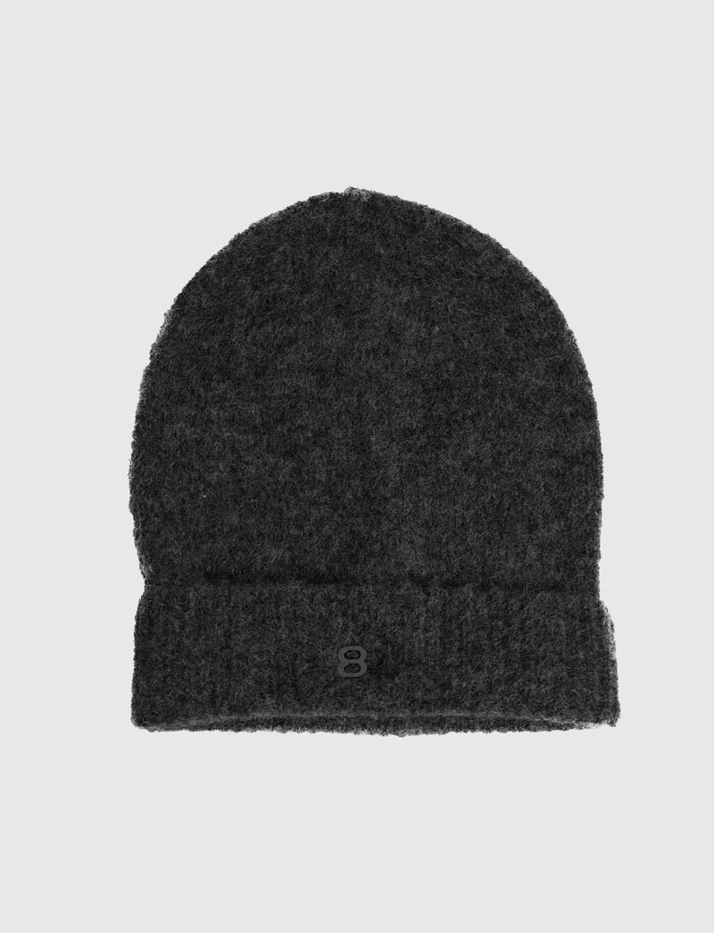 Emma Wool Beanie - Black