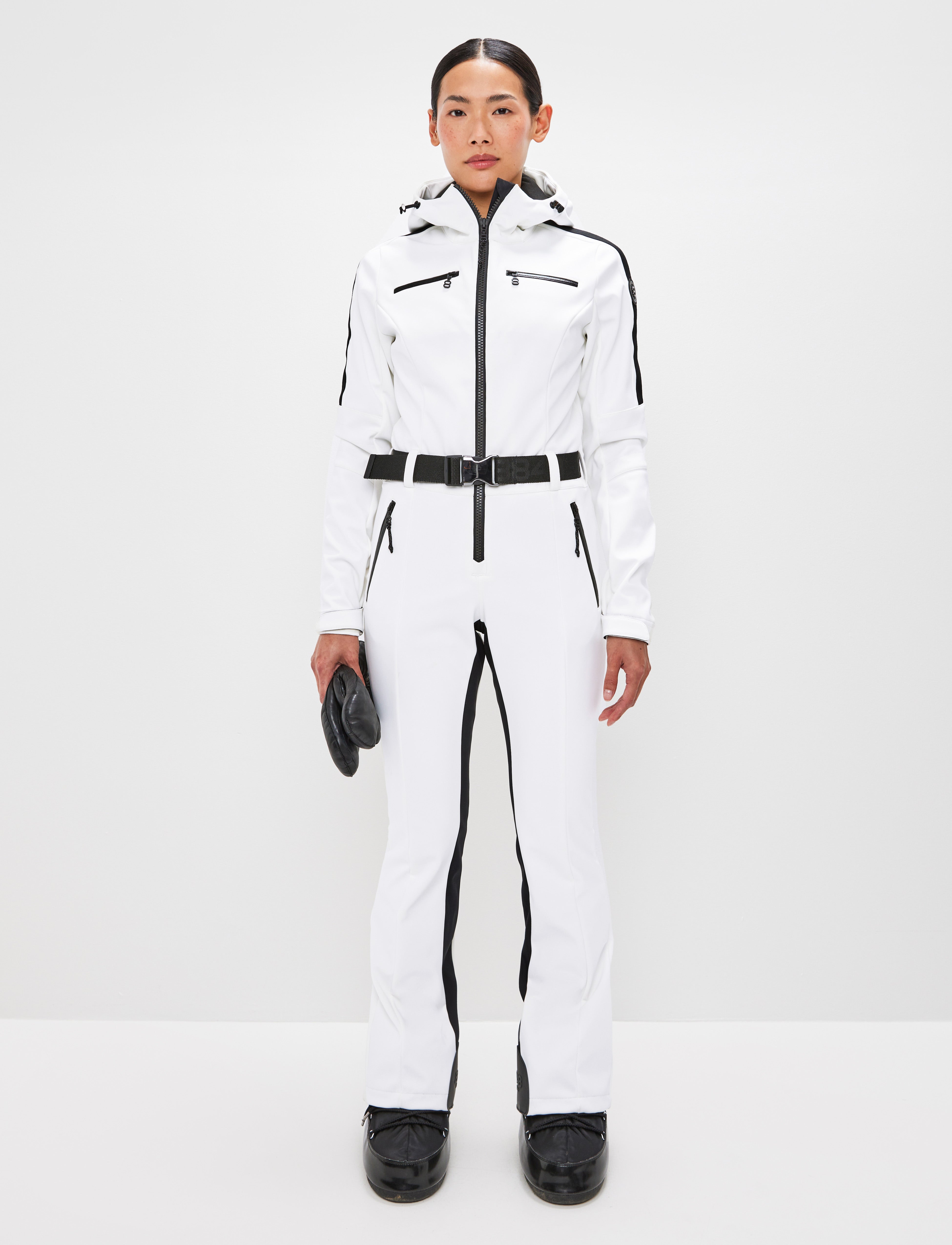 Cat W Ski Suit - Blanc