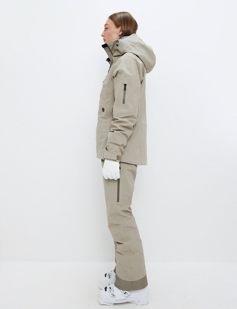 Pow 3.0 W Shell Jacket - Lt Fallen Rock