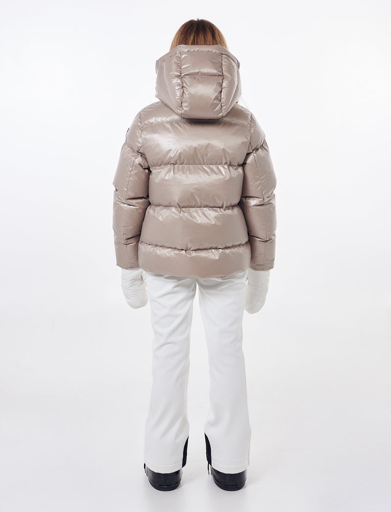 Saga Jr Ski Jacket - Lt Beige