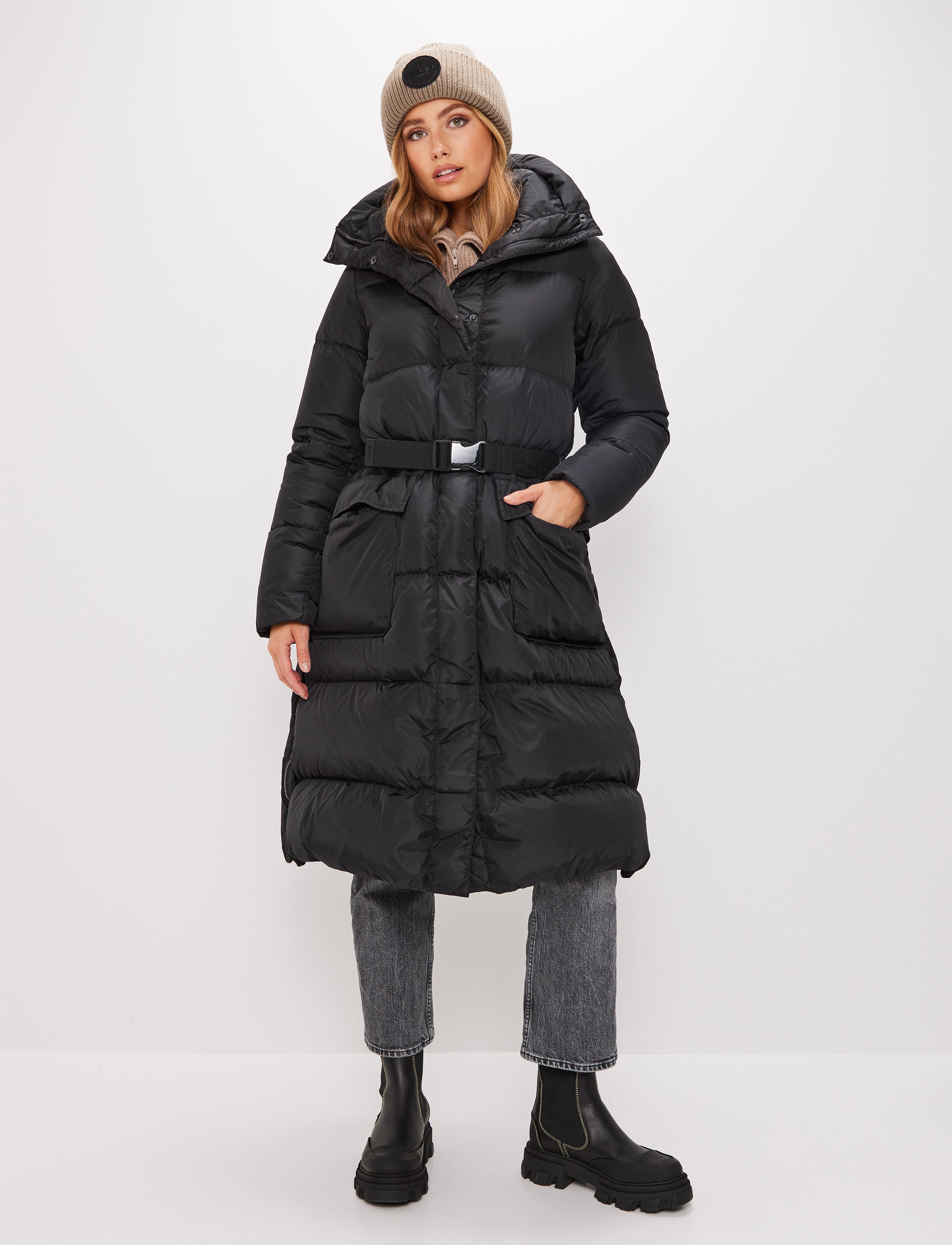 Noomi W Down Coat - Black