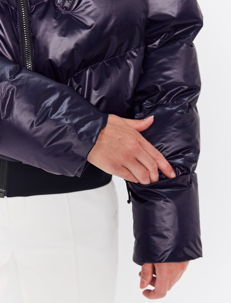 Noelle W Ski Puffer - Cosmos Plum